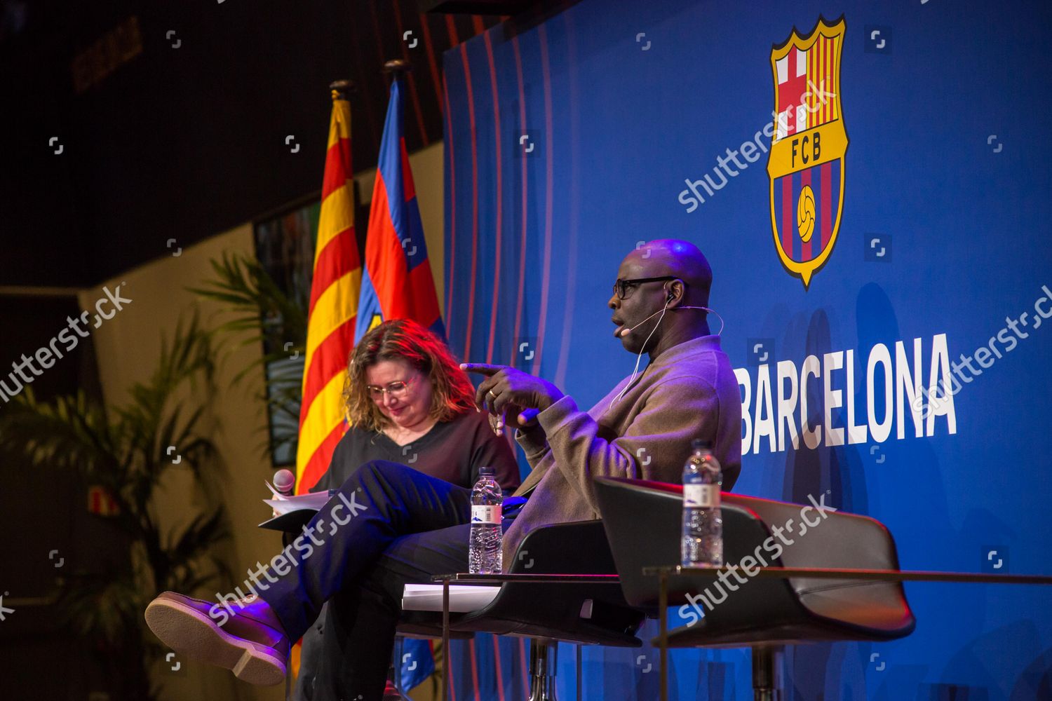 LILIAN THURAM R FORMER FC BARCELONA Editorial Stock Photo - Stock Image