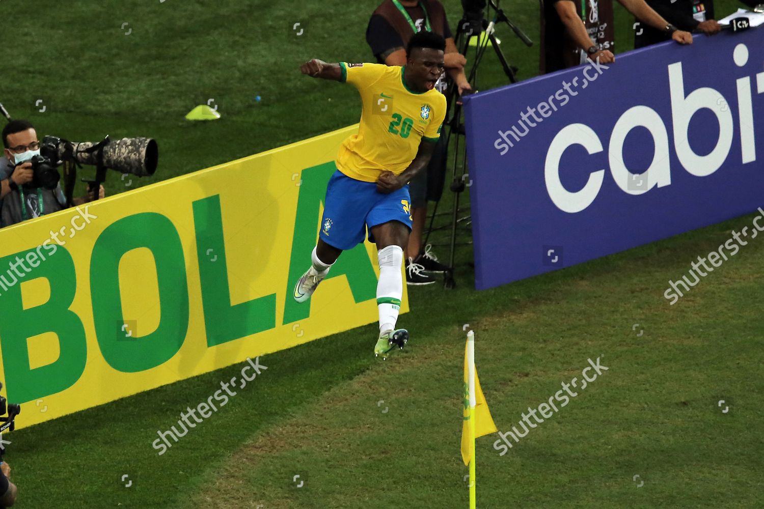 Vinicius Jr Brazil Celebrates His Goal Editorial Stock Photo - Stock ...