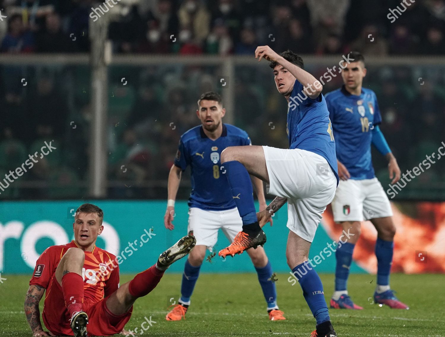 Alessandro Bastoni Italy During Eq Playoff Editorial Stock Photo 