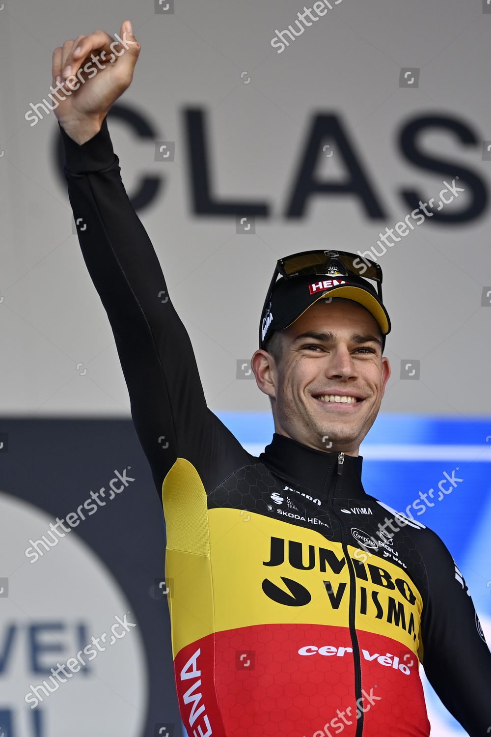 belgian wout van aert team jumbo visma editorial stock photo stock