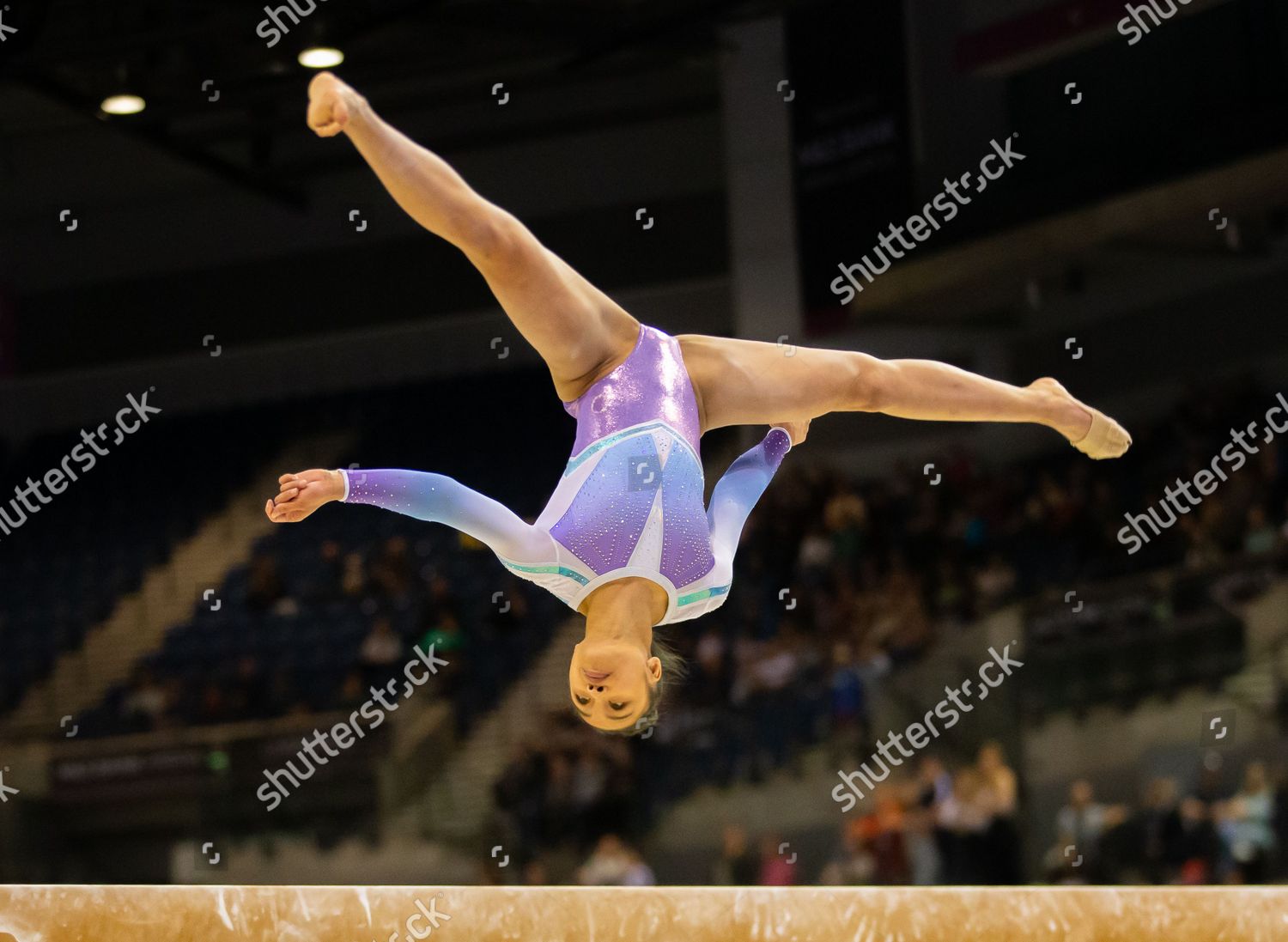 Jea Brittany Maracha Beam Routine Ms Editorial Stock Photo - Stock ...