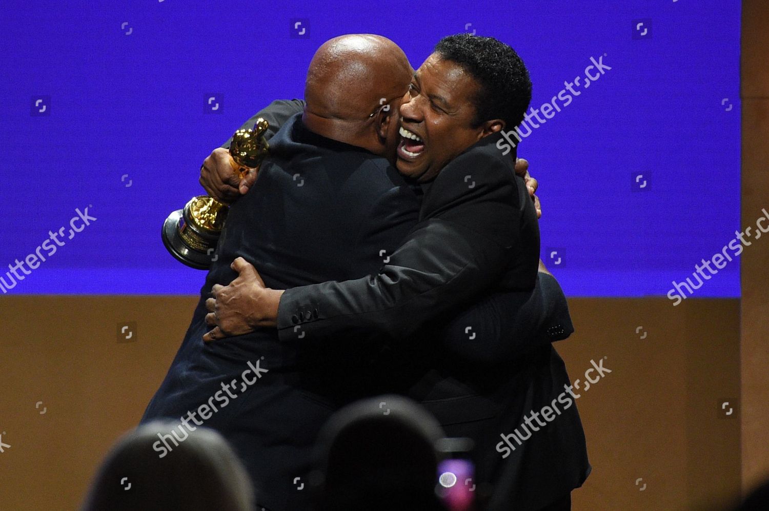Samuel L Jackson Denzel Washington Editorial Stock Photo - Stock Image