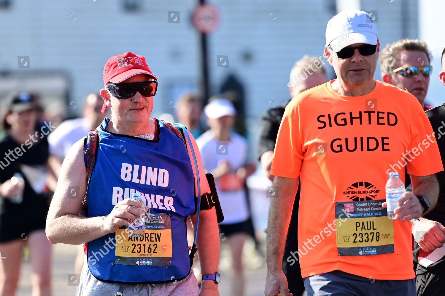 Blind Runner Their Guide Editorial Stock Photo Stock Image Shutterstock