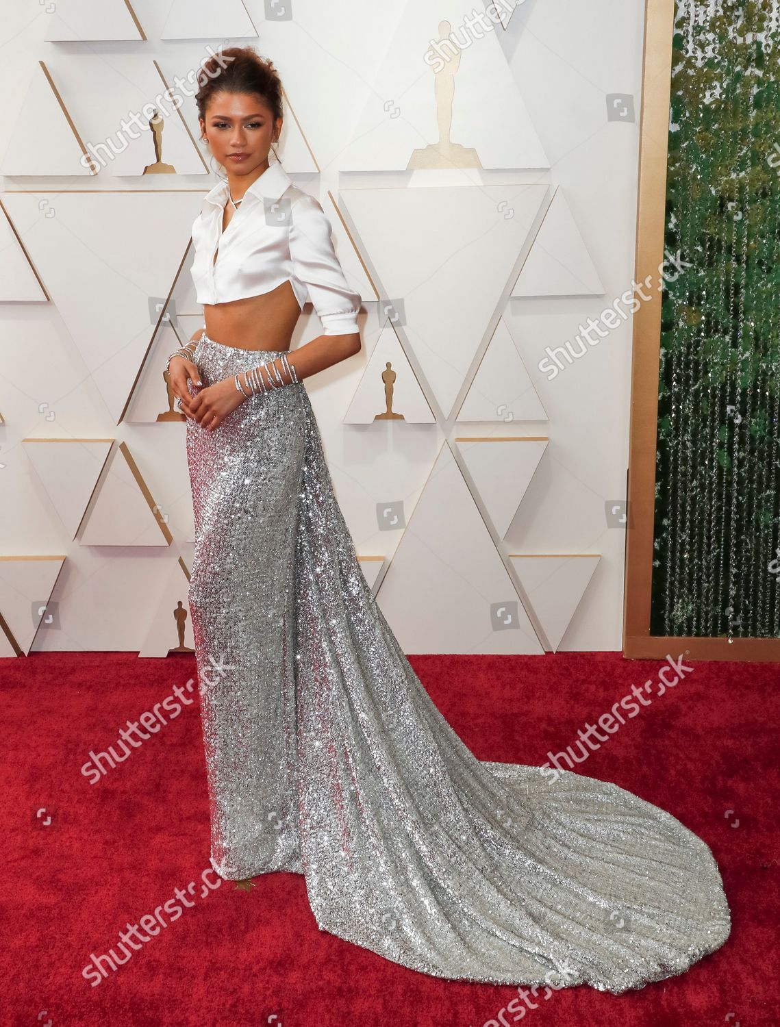 Zendaya Arrives 94th Annual Academy Awards Editorial Stock Photo