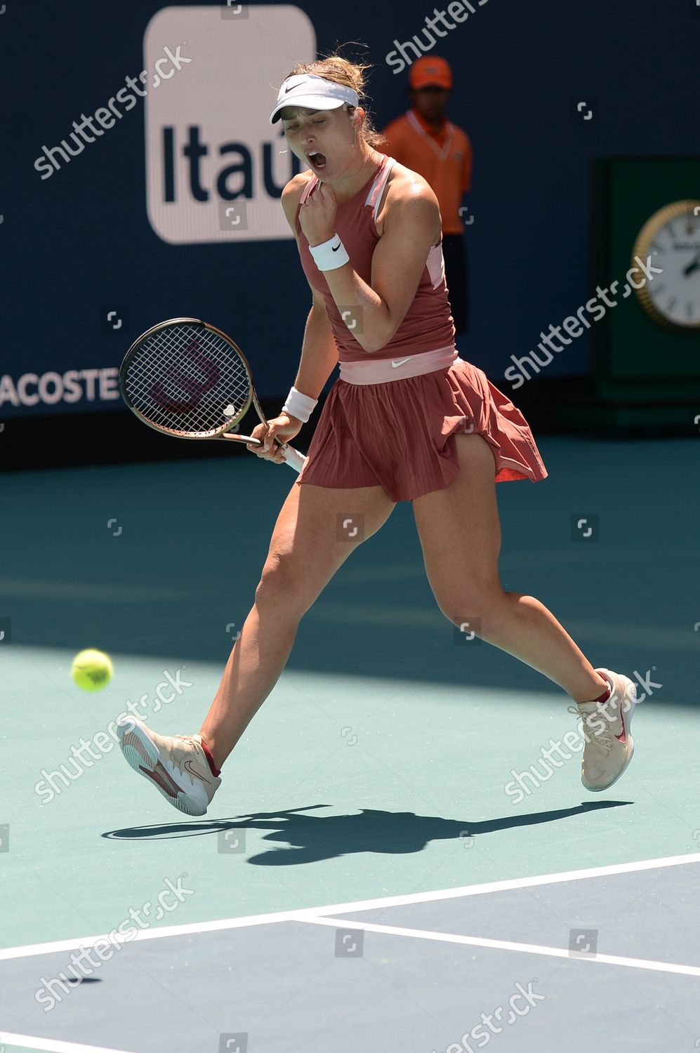 Paula Badosa Esp Defeated Yulia Putintseva Editorial Stock Photo ...