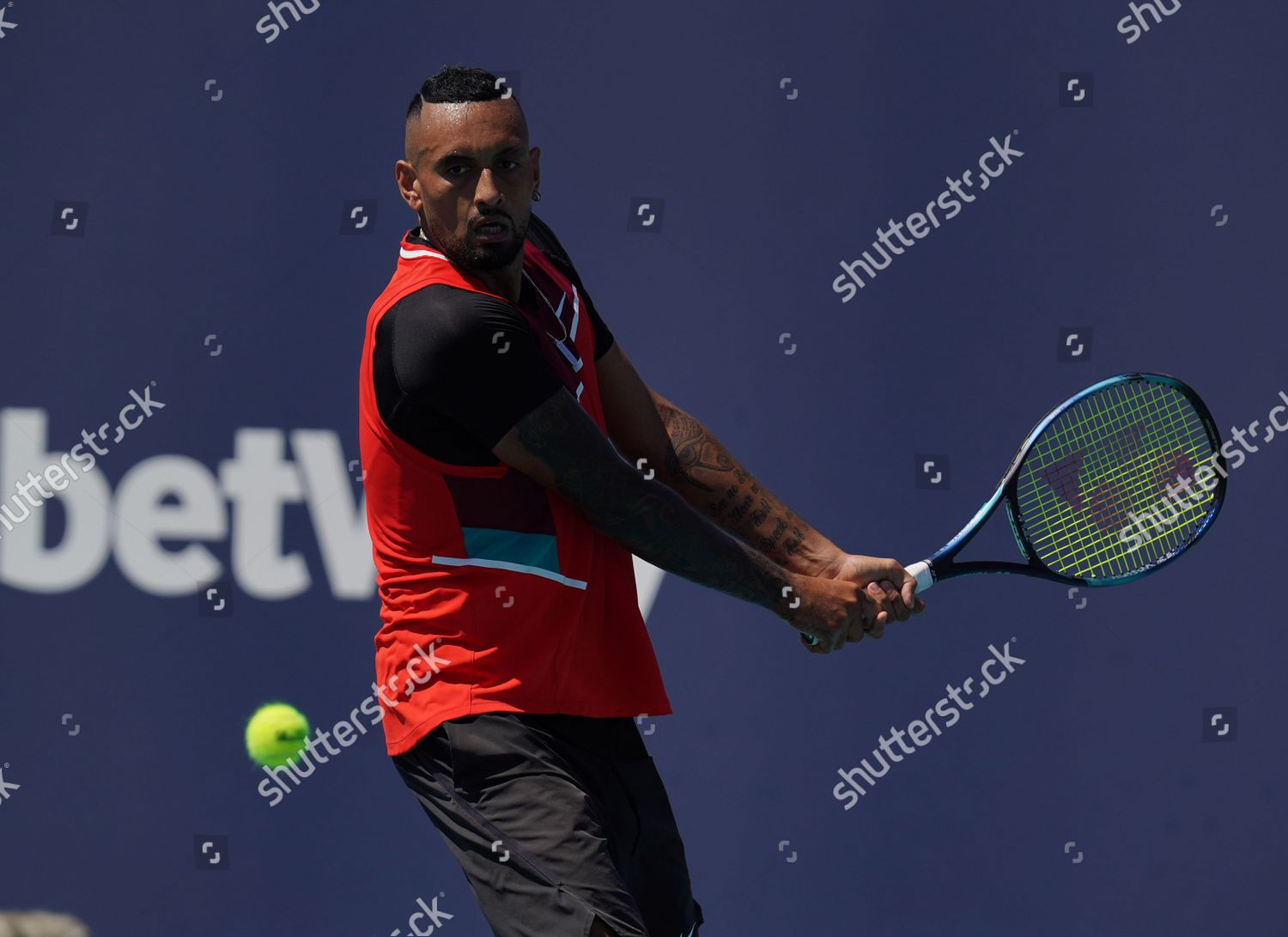 Nick Kyrgios Vs Jannik Sinner Editorial Stock Photo - Stock Image ...