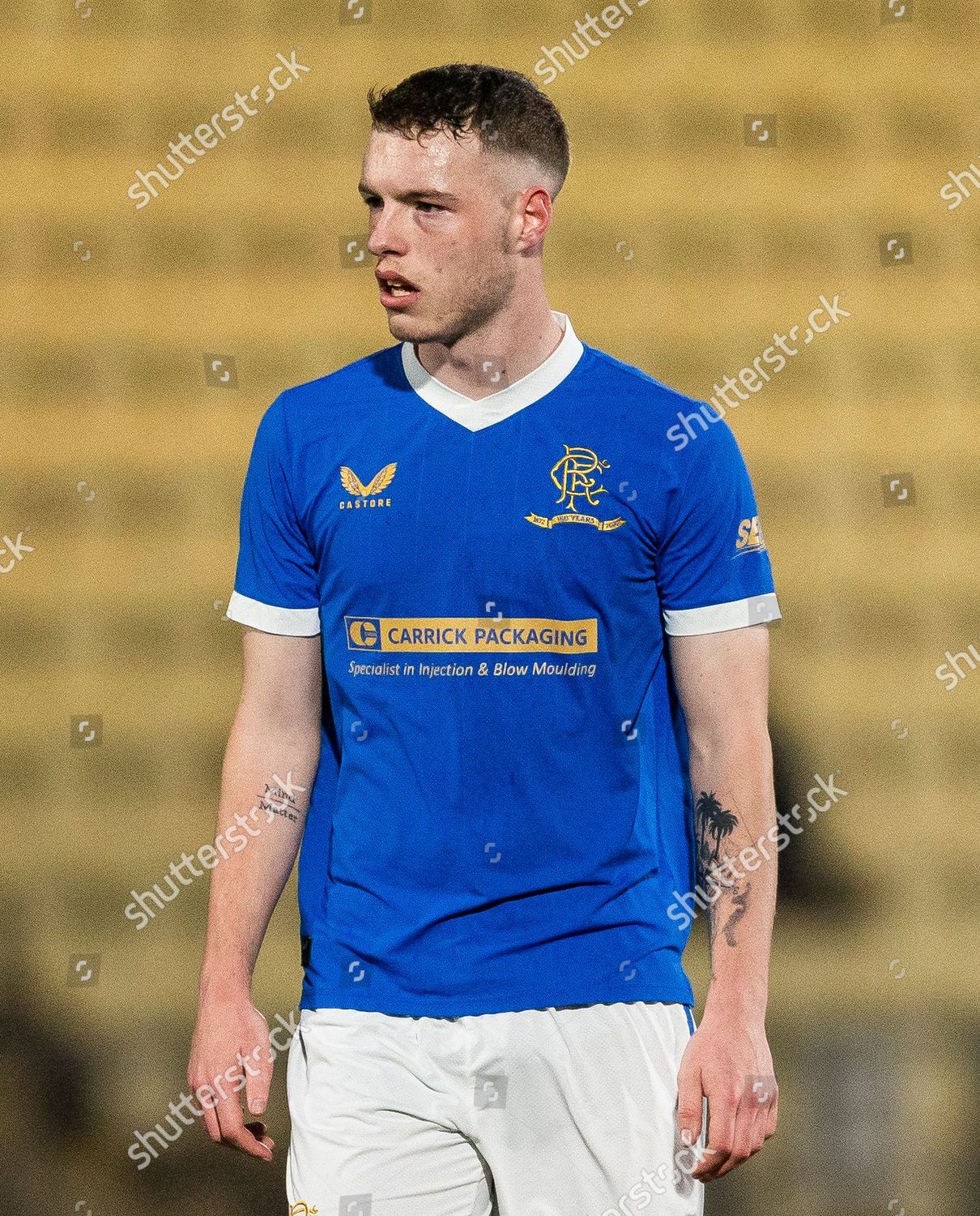 Rangers B Team Defender Leon King Editorial Stock Photo - Stock Image ...