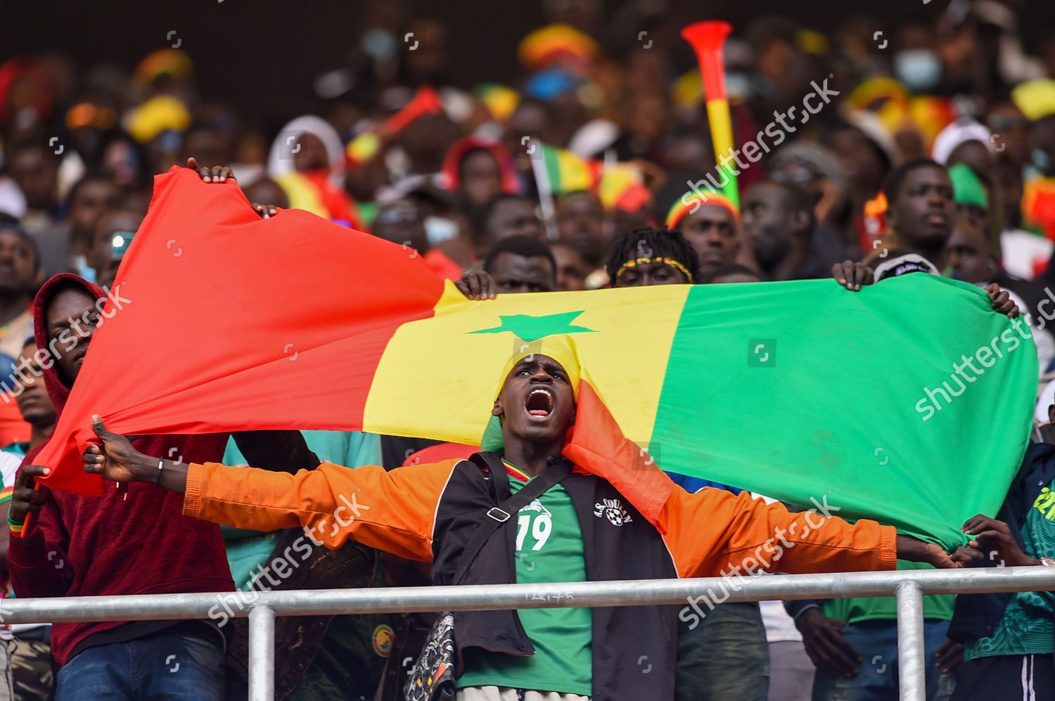 Senegal Fans During Qatar 2022 Fifa Editorial Stock Photo Stock Image   Shutterstock 12874552d 