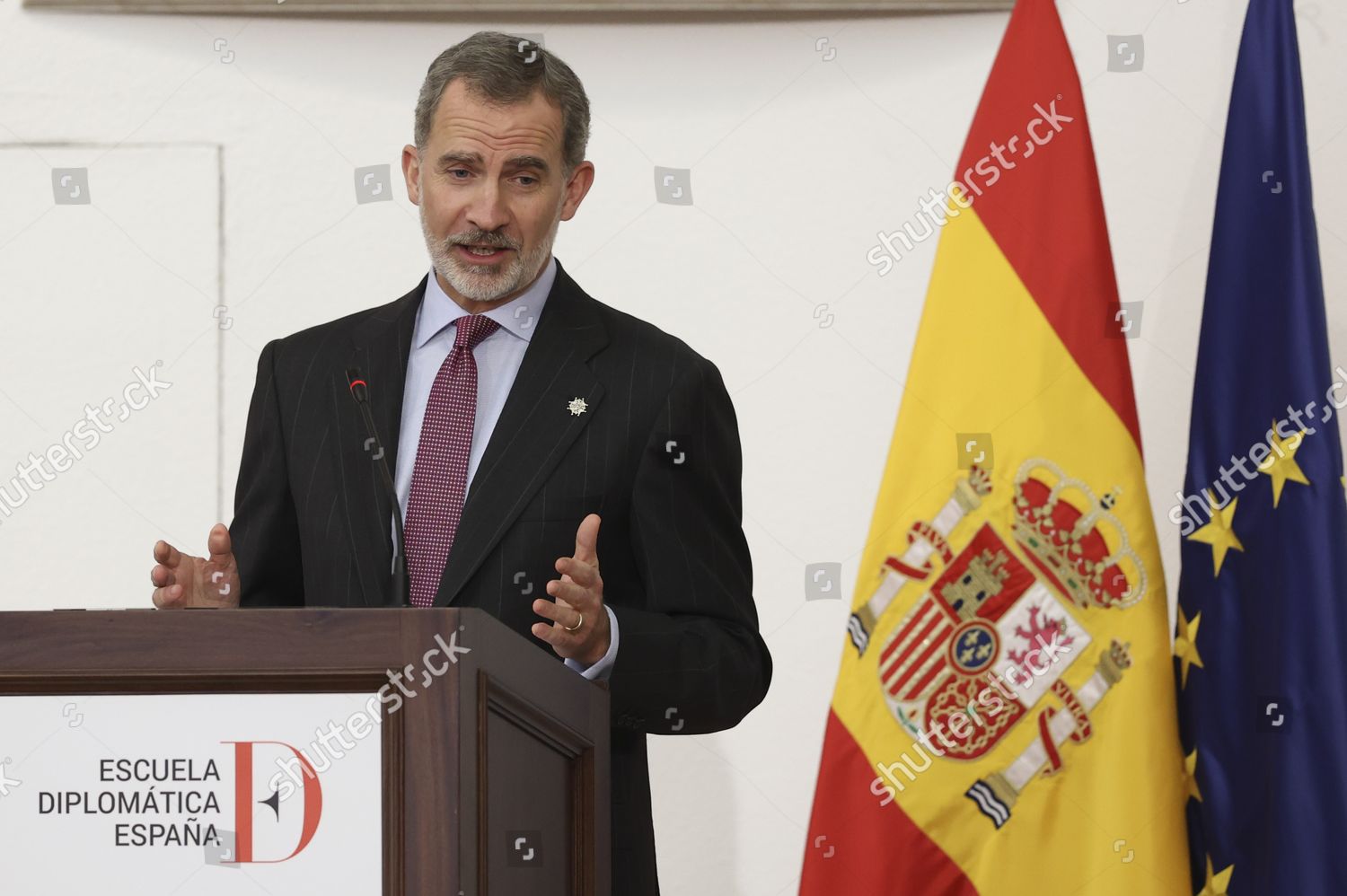 Spains King Felipe Vi Offers Speech Editorial Stock Photo - Stock Image ...