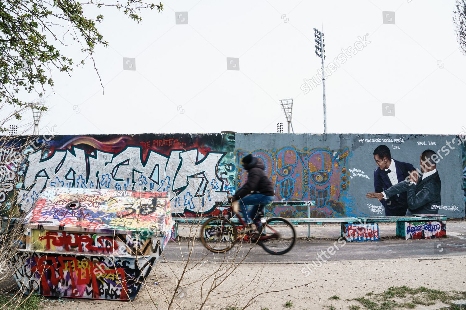 PHOTO  Mural with the slap of Will Smith in Berlin - Free Press