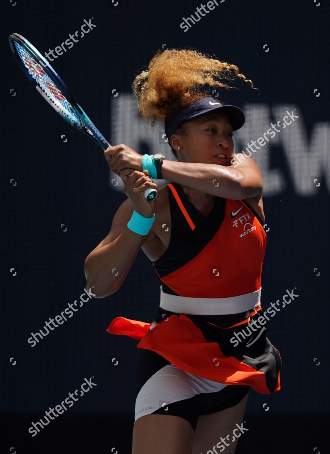 Iga Swiatek Vs Naomi Osaka During Editorial Stock Photo - Stock Image ...