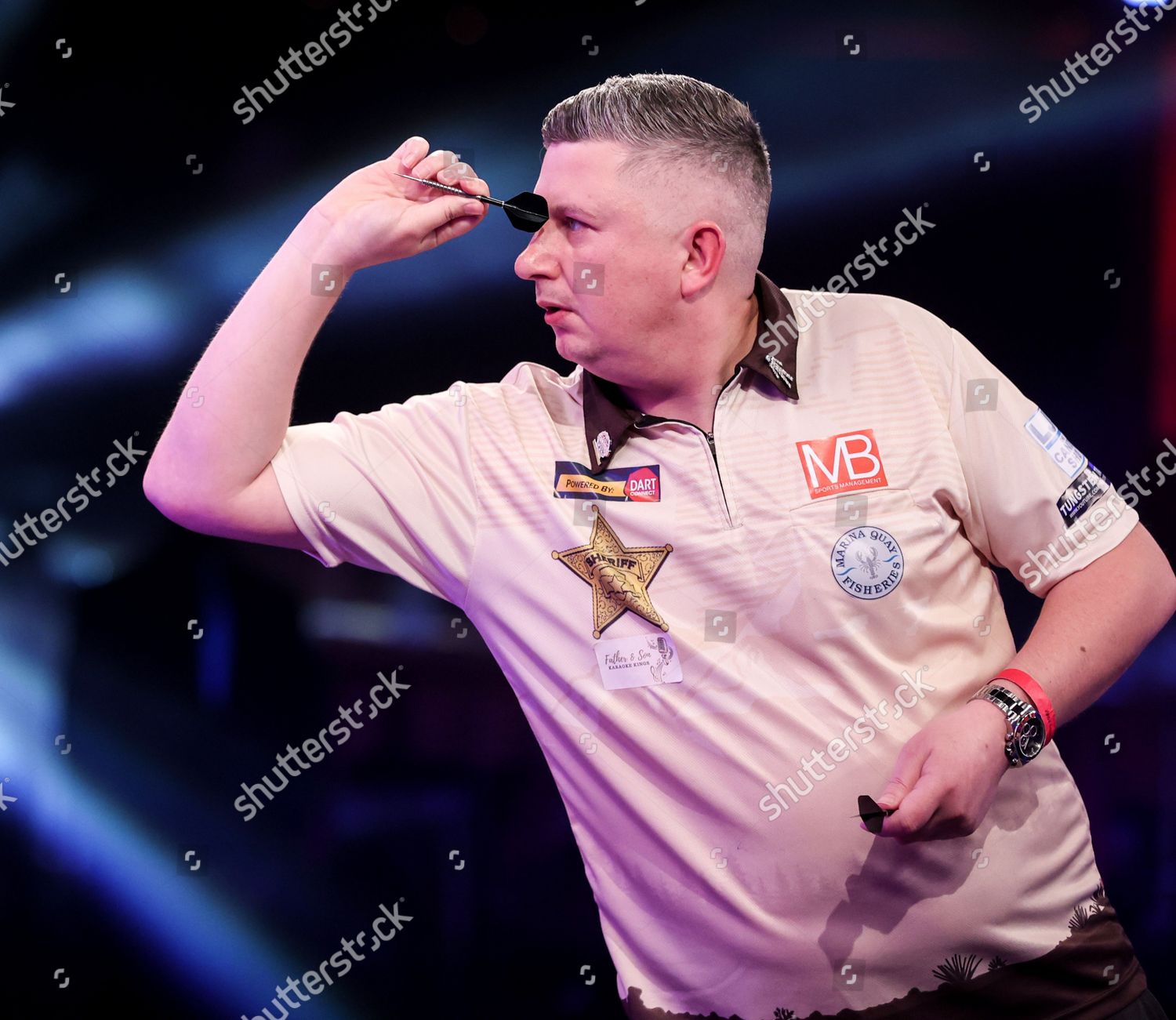 Jordan Brooks During 2022 World Darts Editorial Stock Photo Stock