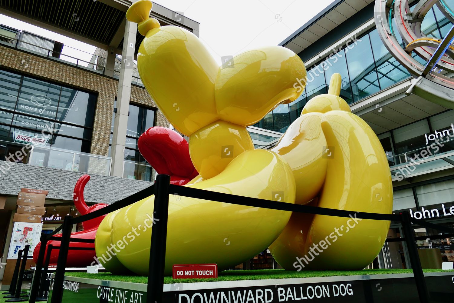 Two Balloon Dog Sculptures Have Appeared Editorial Stock Photo - Stock  Image