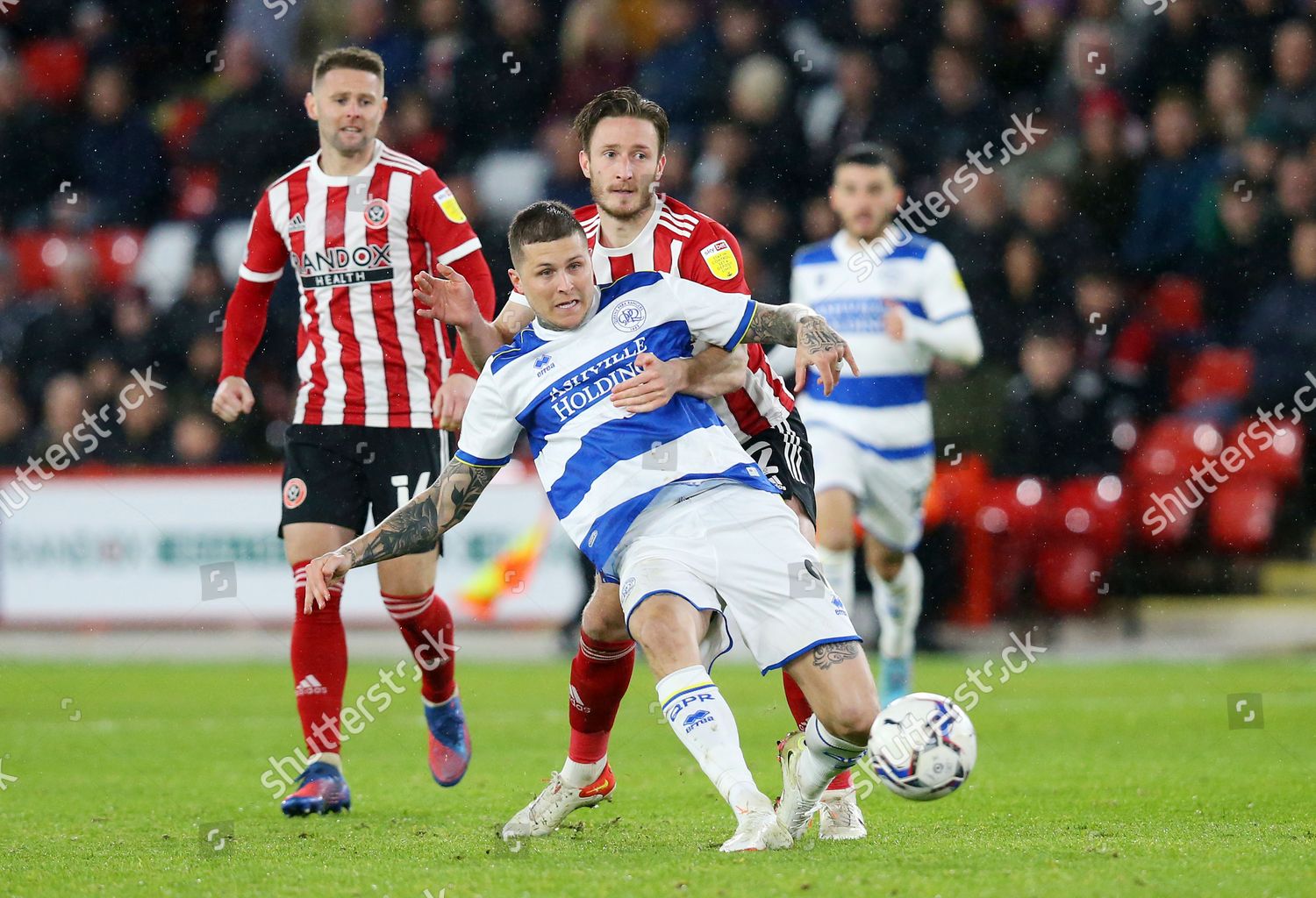 BEN DAVIS SHEFFIELD UNITED BATTLES BALL Editorial Stock Photo - Stock ...