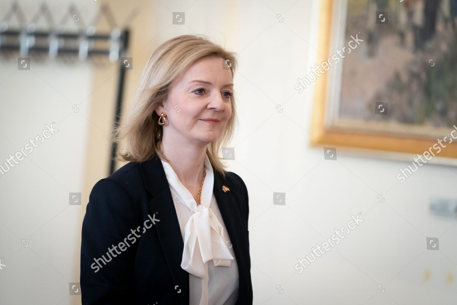 British Foreign Secretary Liz Truss Meets Editorial Stock Photo Stock   Shutterstock 12882300b 