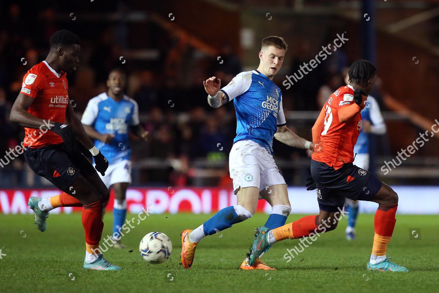 Josh Knight Peterborough United Action Against Editorial Stock Photo ...