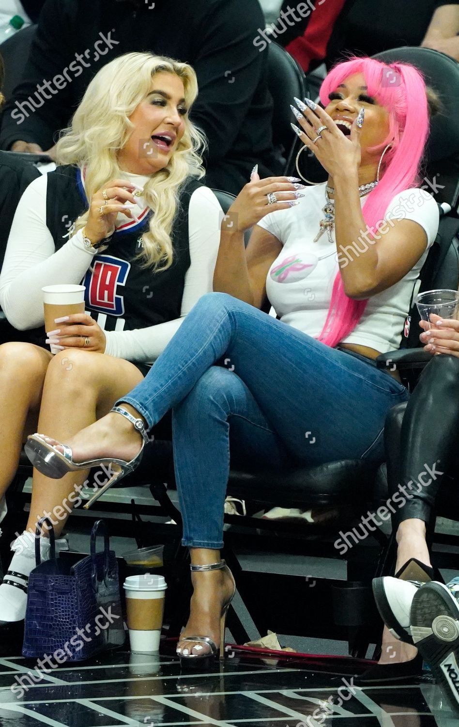 Rapper Saweetie Spotted Clippers Vs Suns Editorial Stock Photo - Stock
