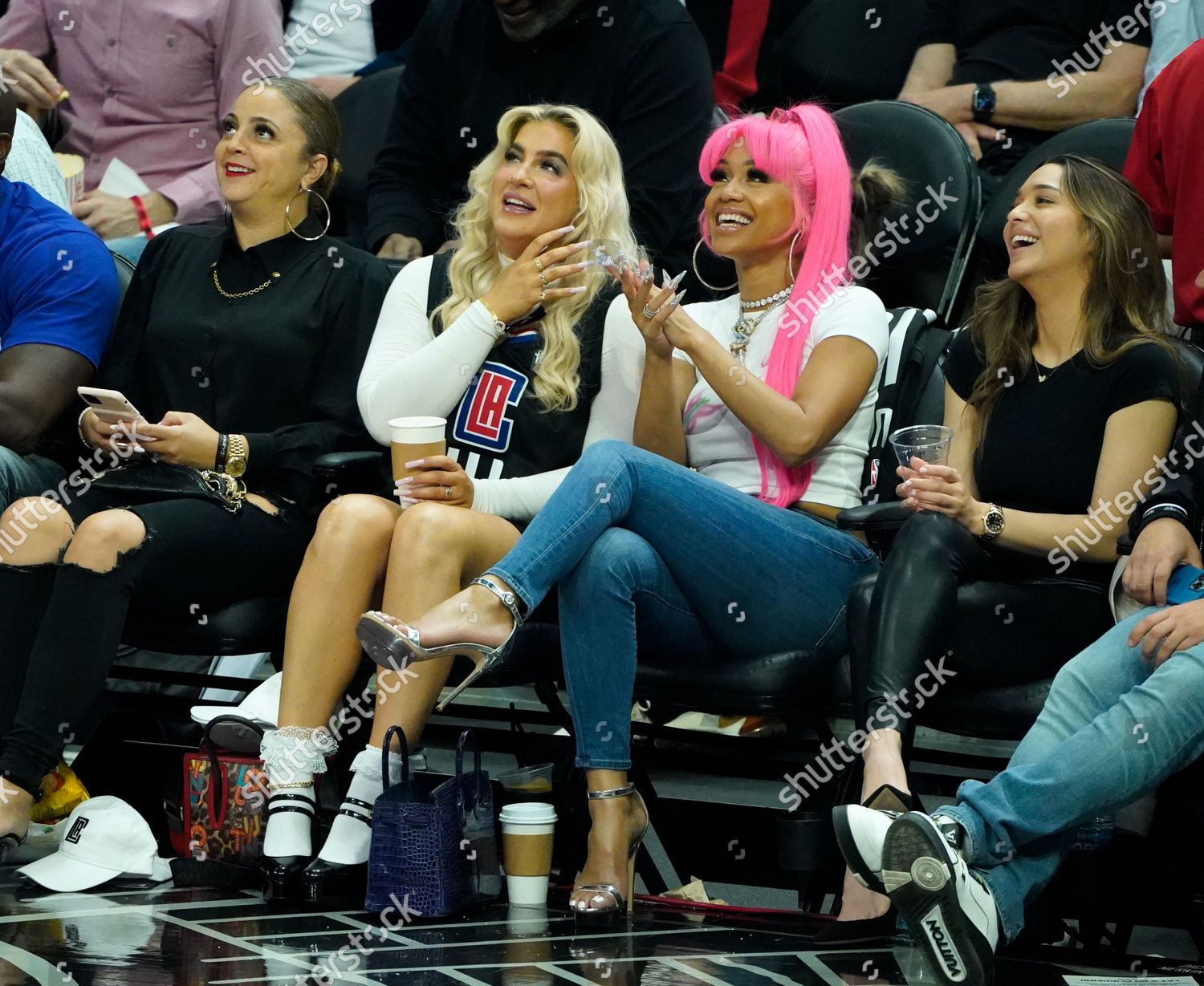 Rapper Saweetie Spotted Clippers Vs Suns Editorial Stock Photo - Stock