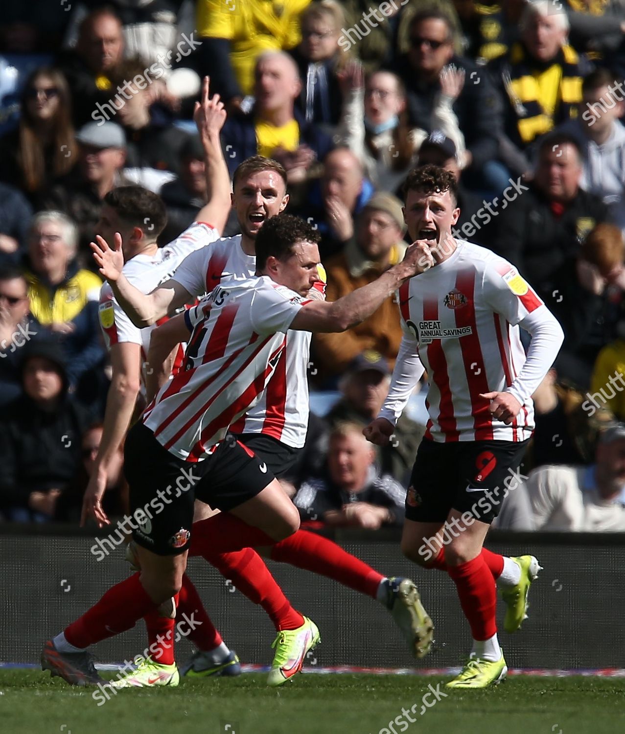 Corry Evans Sunderland Celebrates Scoring Opening Editorial Stock Photo ...