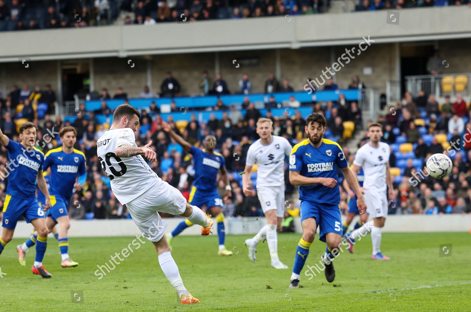 Troy Parrott Mk Dons Scoring Goal Editorial Stock Photo - Stock Image ...