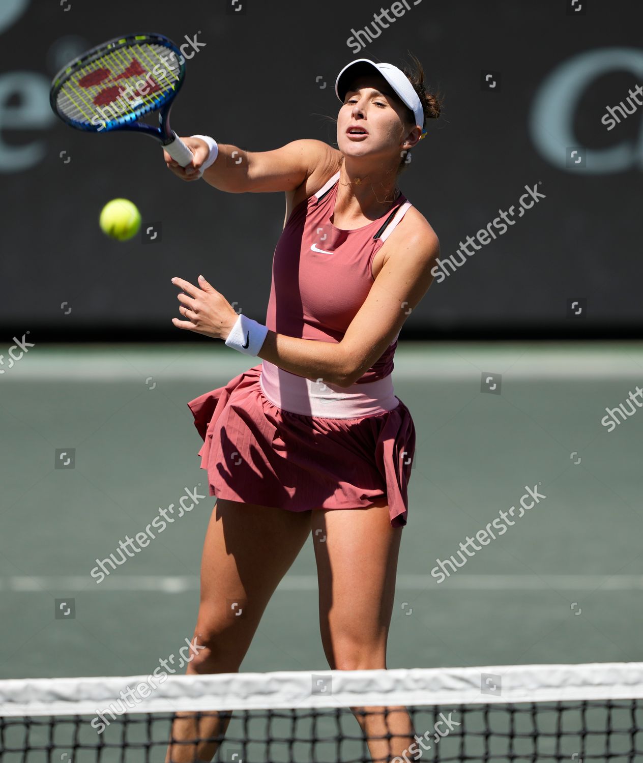 Belinda Bencic Sui Defeated Paula Badosa Editorial Stock Photo - Stock ...