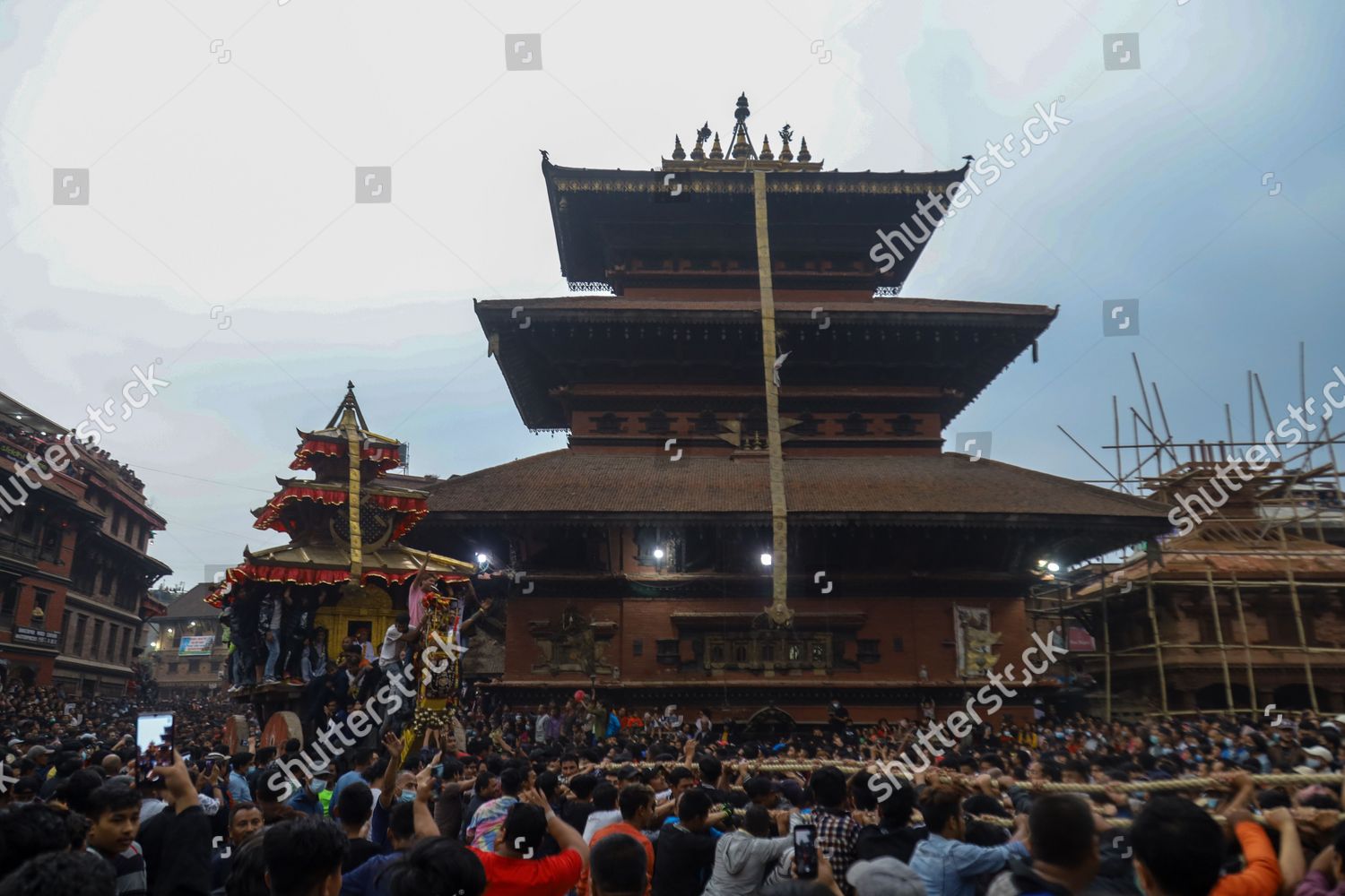 Biska Jatra One Popular Religious Festivals Editorial Stock Photo ...