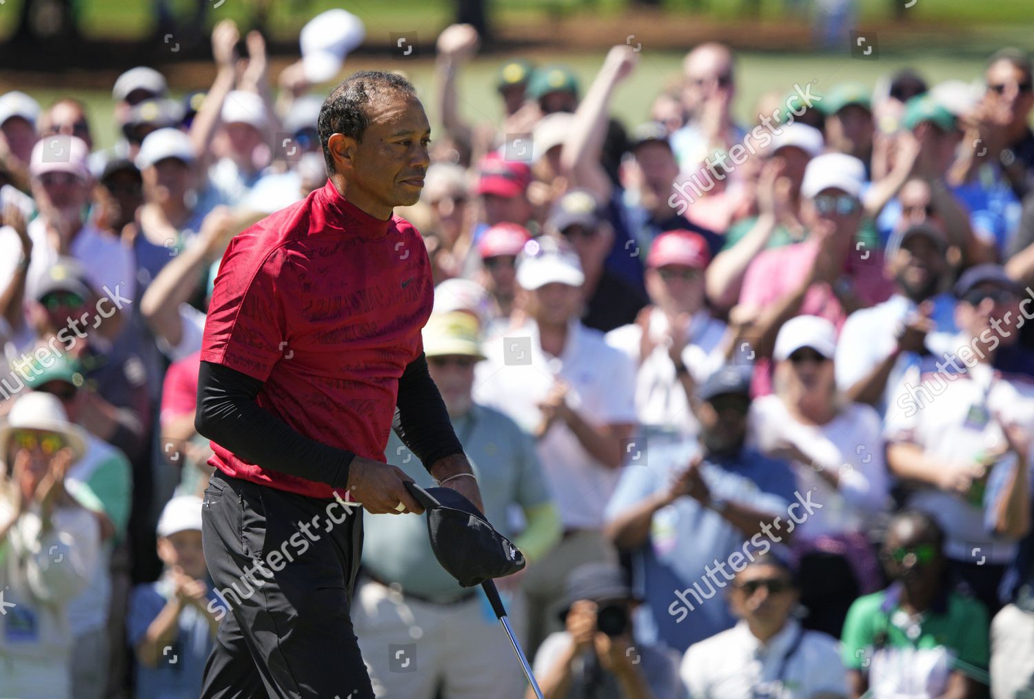 Gallery Cheers Tigers Woods He Walks Editorial Stock Photo - Stock ...