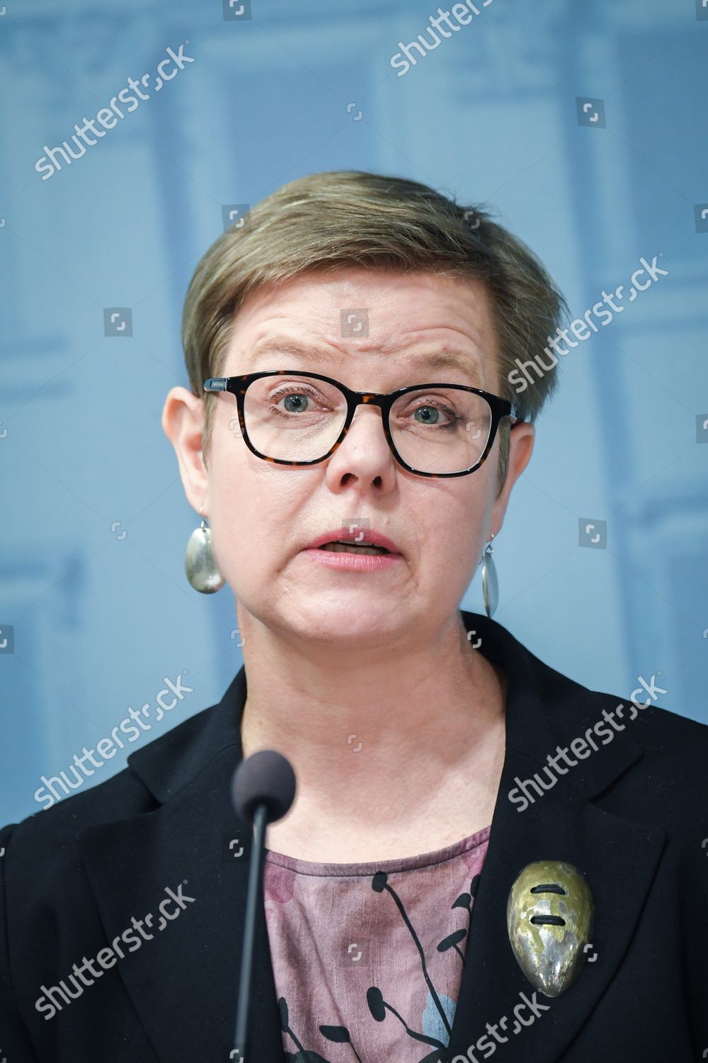 Finlands Minister Interior Krista Mikkonen Attends Editorial Stock ...