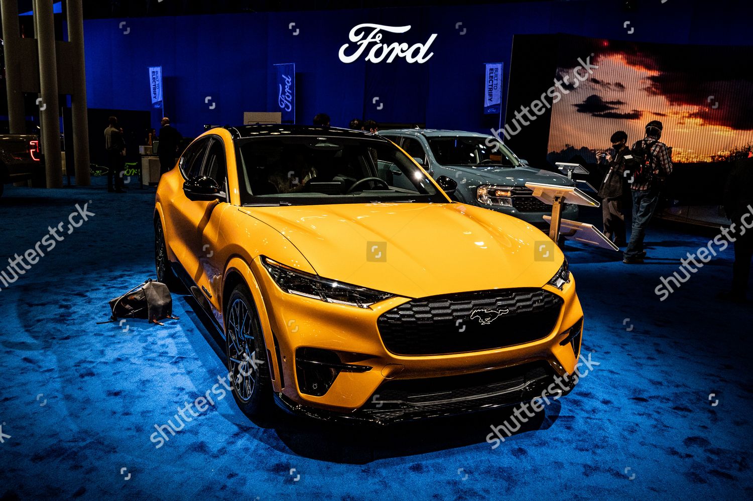 2021 Ford Mustang Mache Gt New Editorial Stock Photo - Stock Image ...