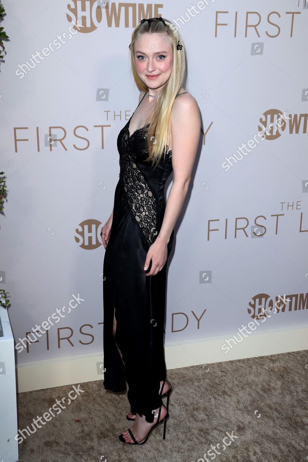 Dakota Fanning Wearing Rodarte Editorial Stock Photo - Stock Image ...