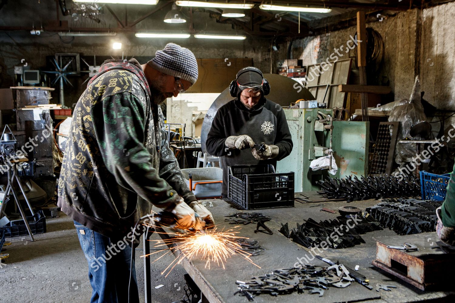 Metalwork Artists Work Create Objects That Editorial Stock Photo