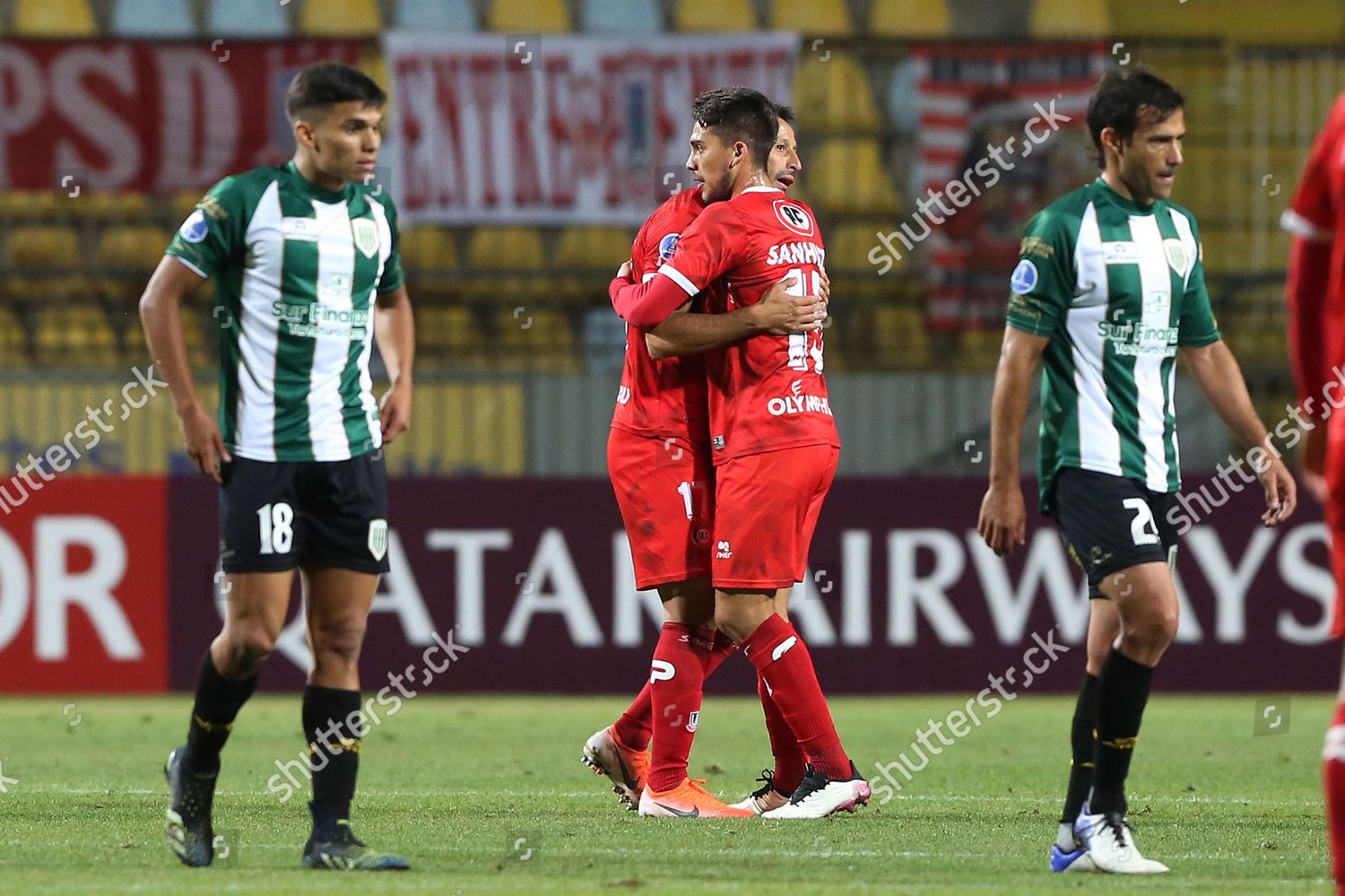 Union La Caleras Players Celebrate Victory Editorial Stock Photo