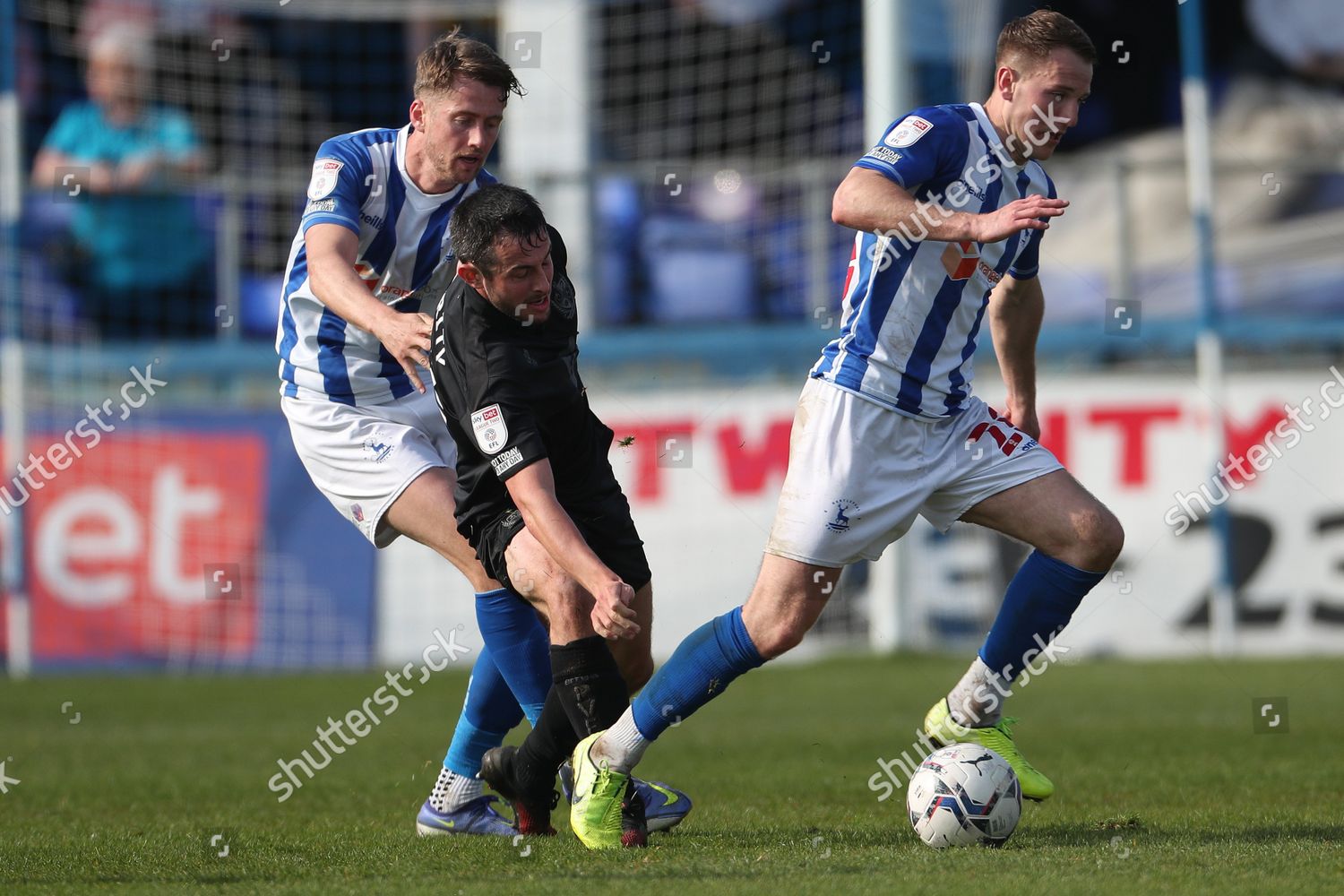 Bryn Morris Hartlepool United Action During Editorial Stock Photo ...