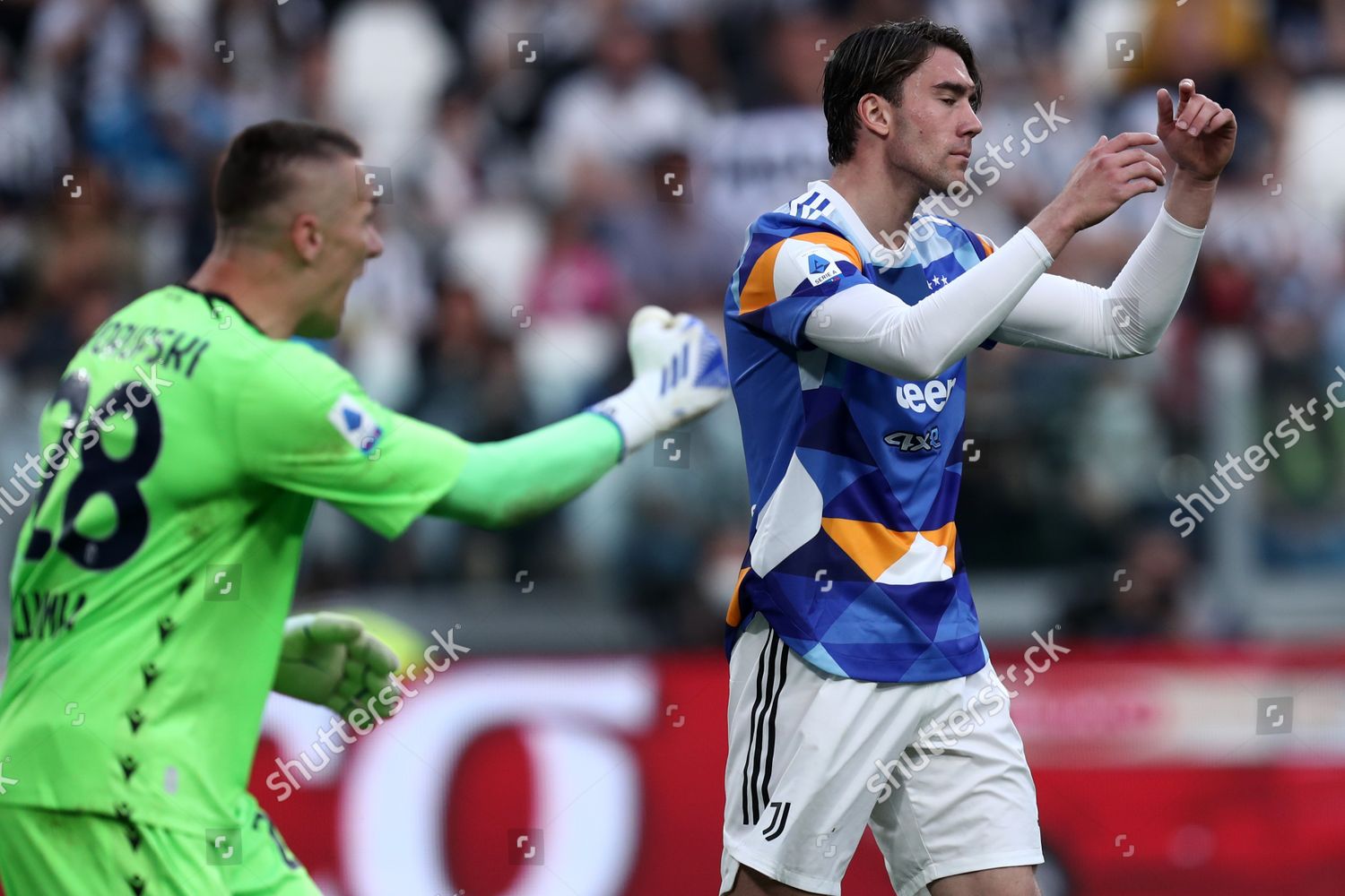 Dusan Vlahovic Juventus Fc Looks Dejected Editorial Stock Photo - Stock ...