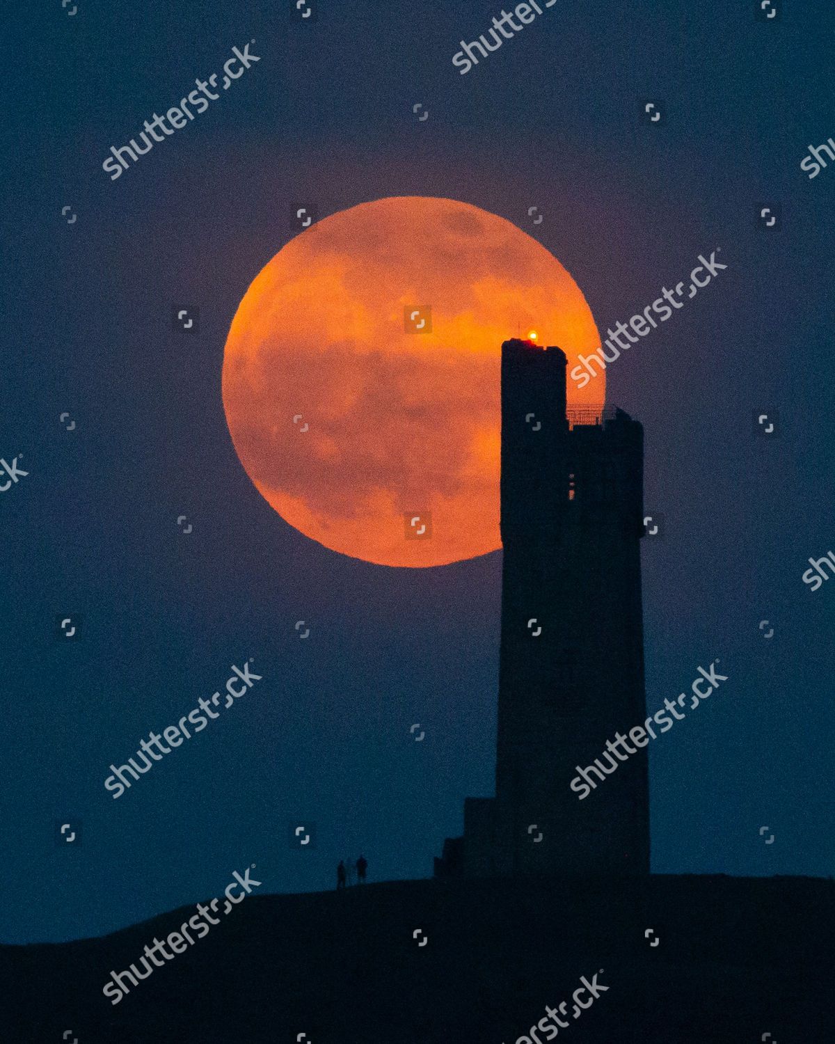 April Full Moon Known Pink Moon Editorial Stock Photo Stock Image