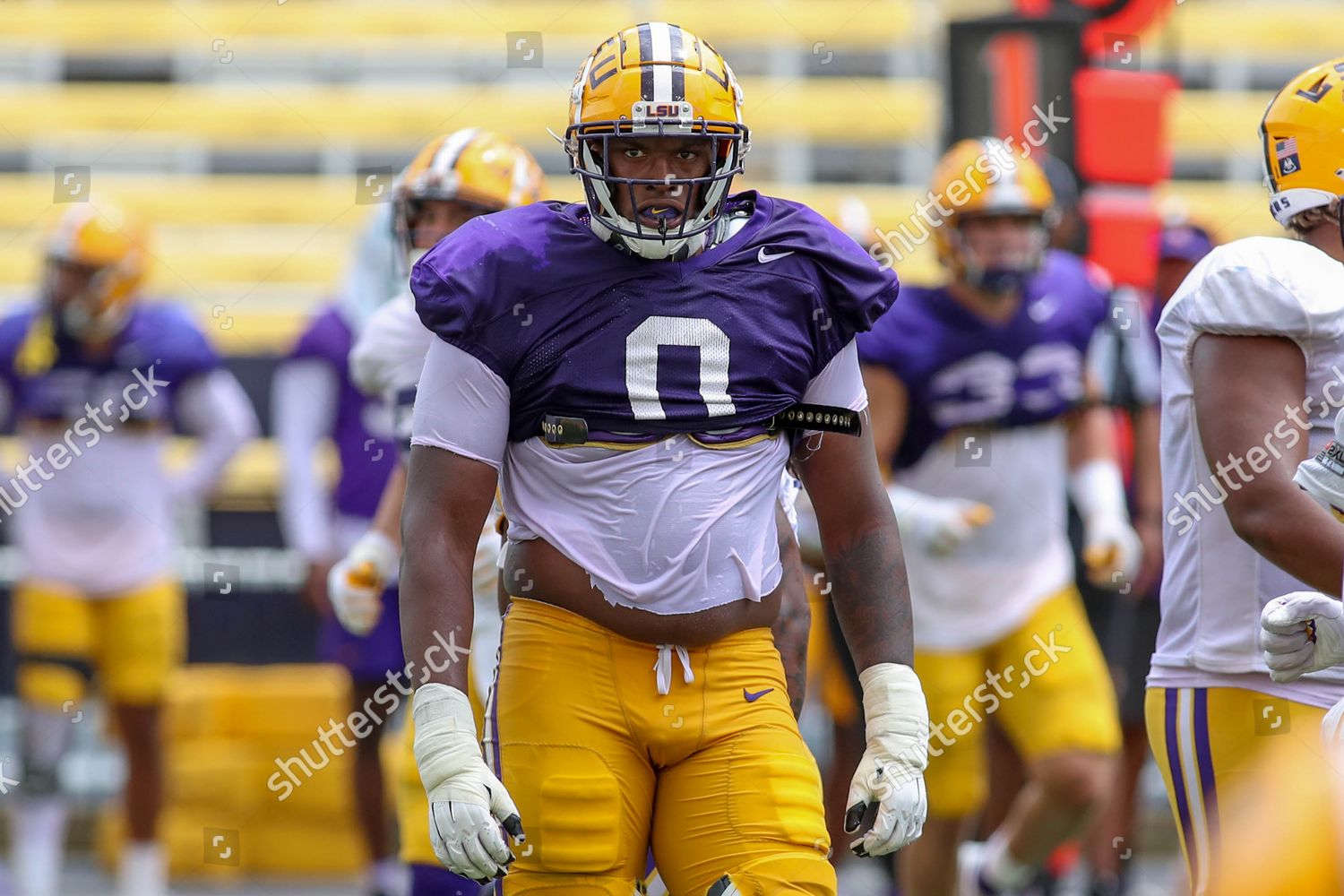 Lsu Defensive Lineman Maason Smith 0 Editorial Stock Photo - Stock ...