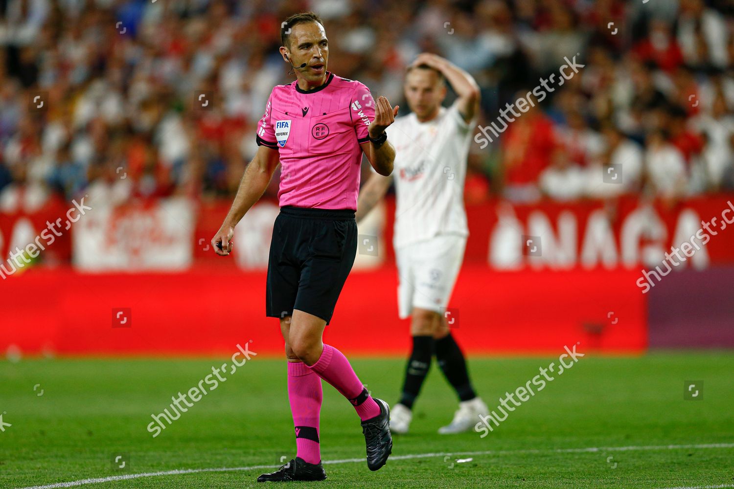 Referee Guillermo Cuadra Fernandez Editorial Stock Photo - Stock Image ...