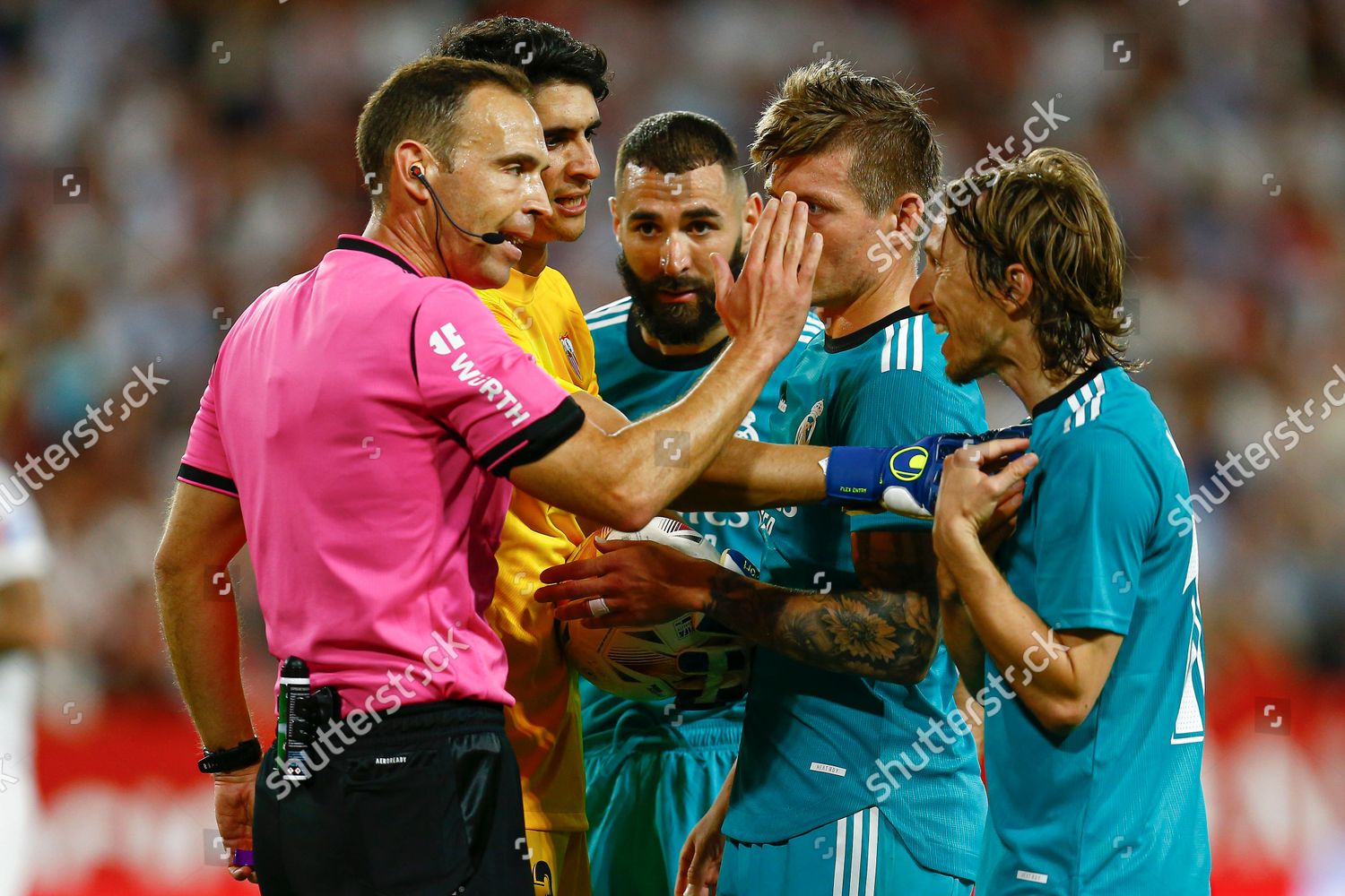 Referee Guillermo Cuadra Fernandez Editorial Stock Photo - Stock Image ...