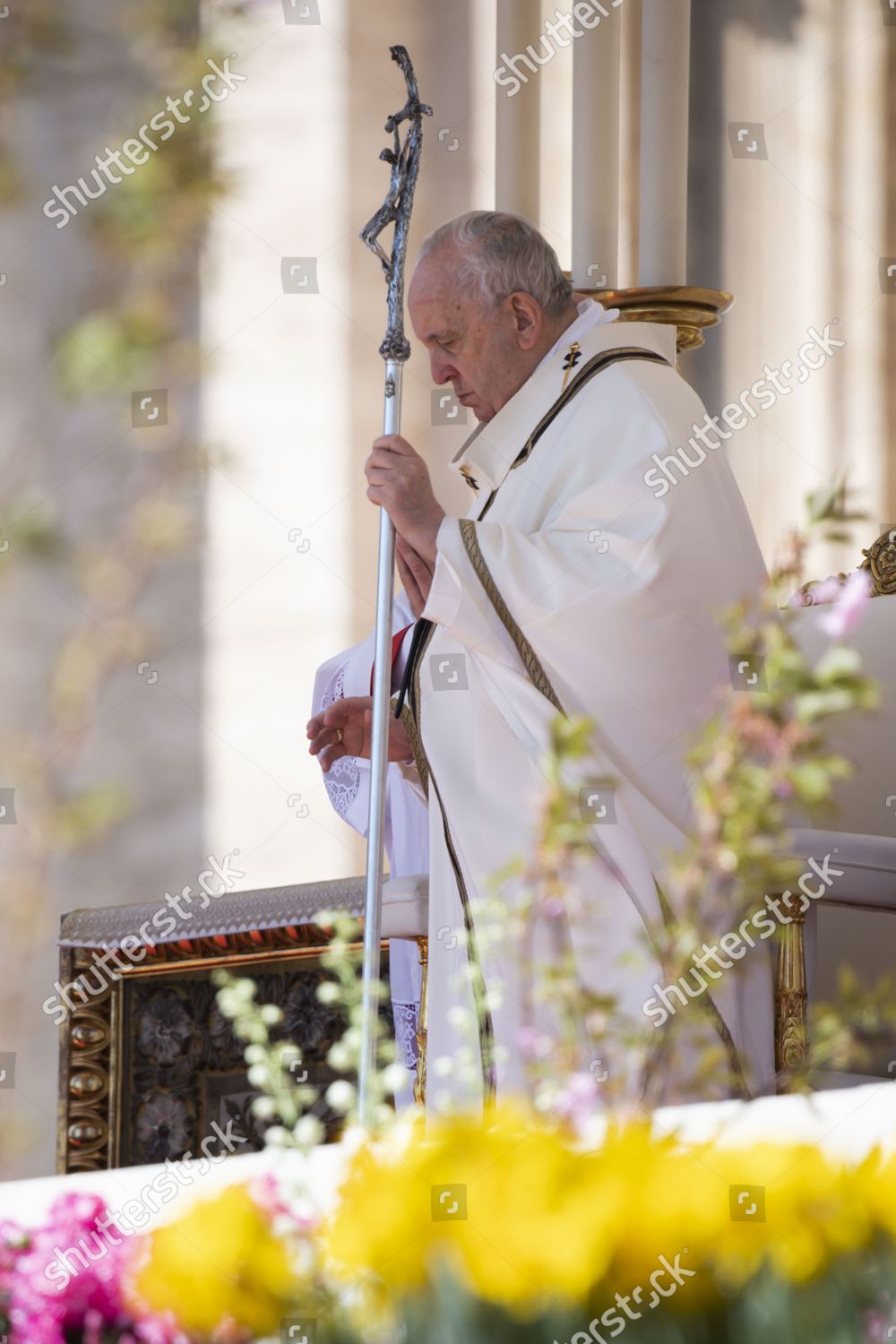 Pope Francis Presides Over Via Crucis Editorial Stock Photo - Stock ...