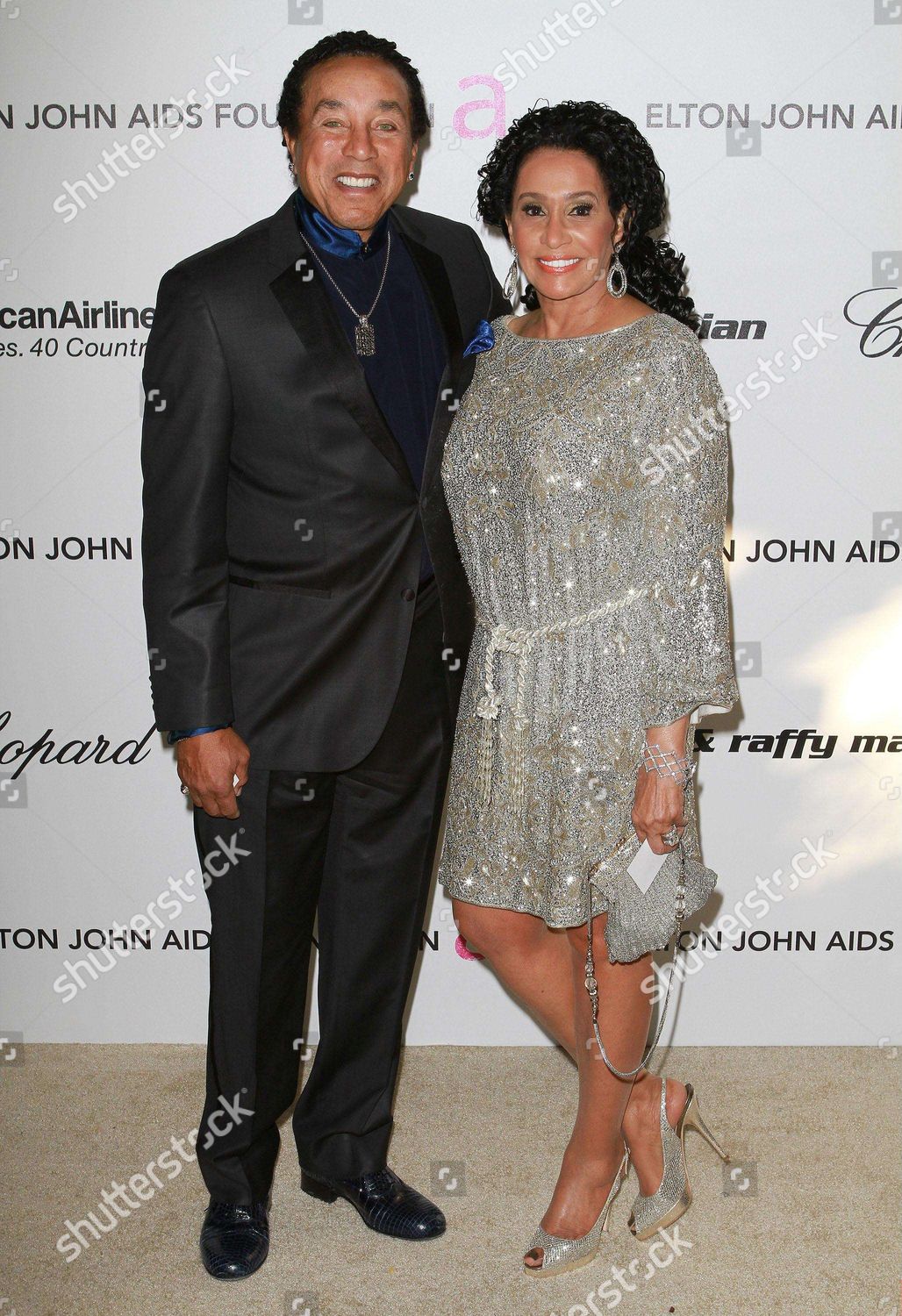 Smokey Robinson Frances Gladney Editorial Stock Photo - Stock Image