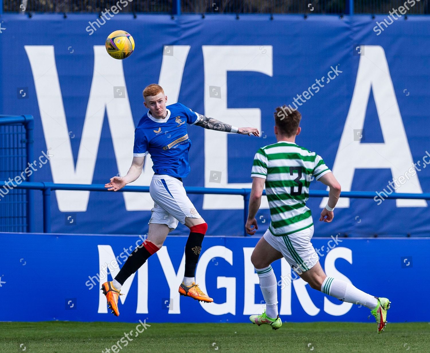 Rangers B Team Defender Adam Devine Editorial Stock Photo - Stock Image ...