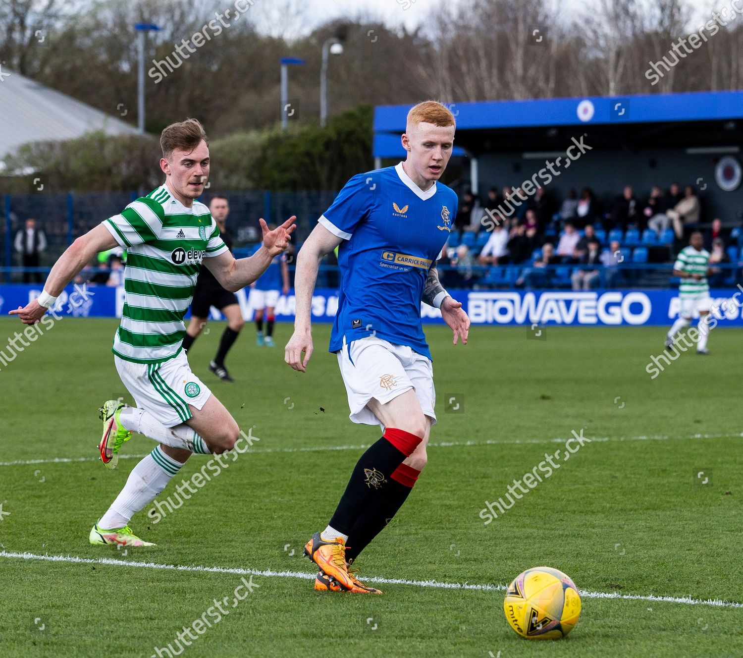 Rangers B Team Defender Adam Devine Editorial Stock Photo - Stock Image ...