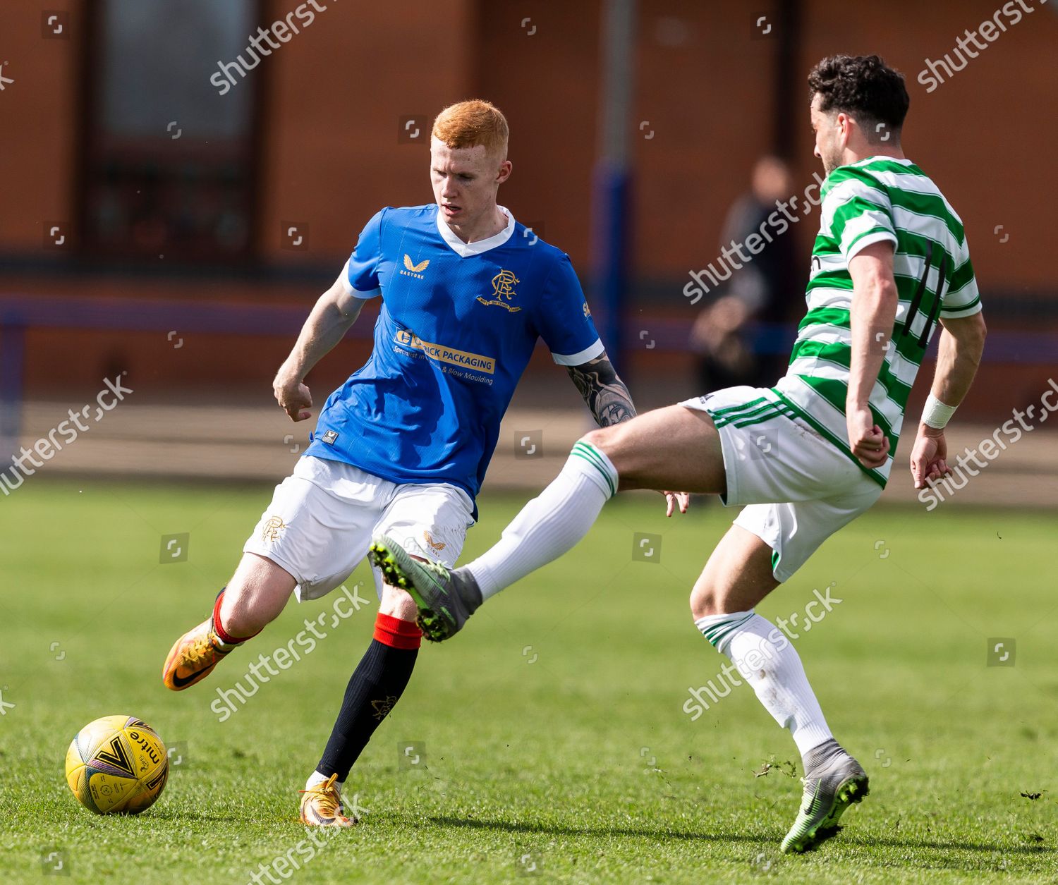 Rangers B Team Defender Adam Devine Editorial Stock Photo - Stock Image ...