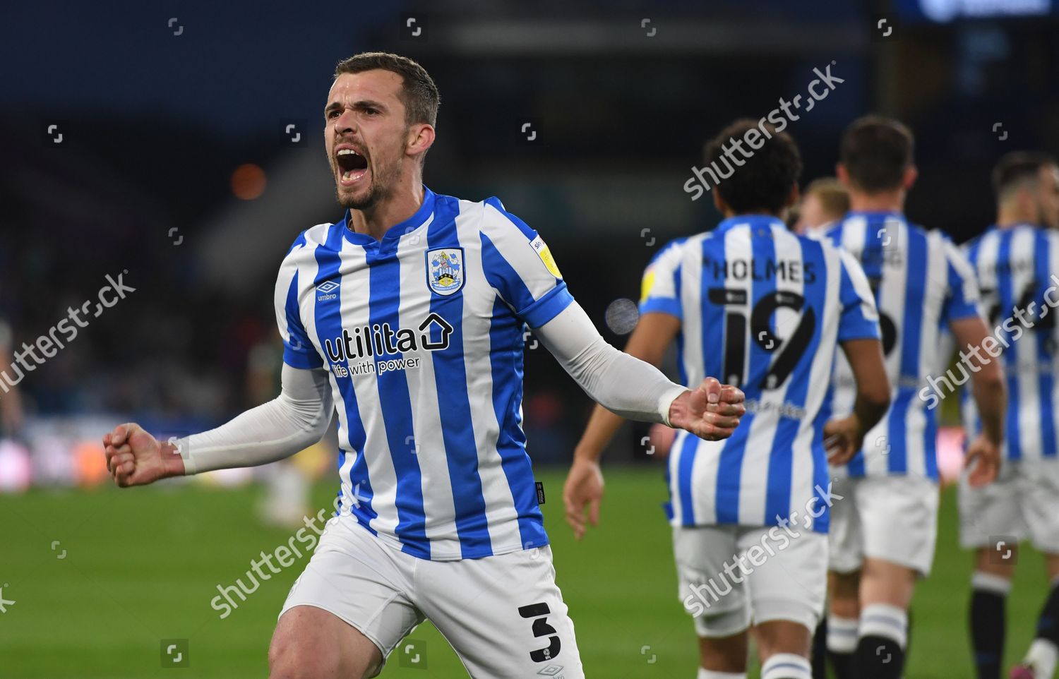 Harry Toffolo Huddersfield Town Celebrates Scoring Editorial Stock ...