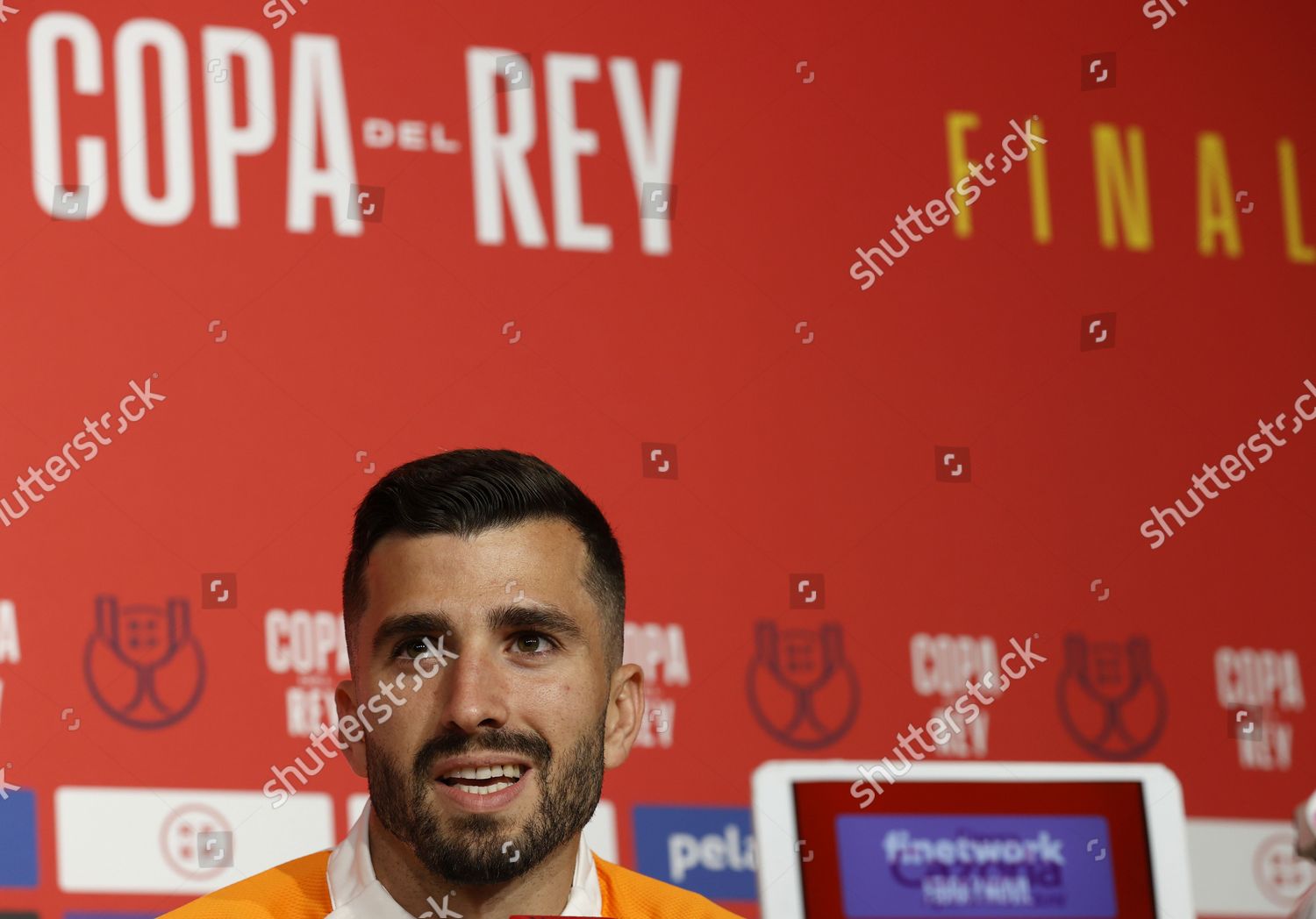Valencias Captain Jose Luis Gaya Attends Editorial Stock Photo Stock