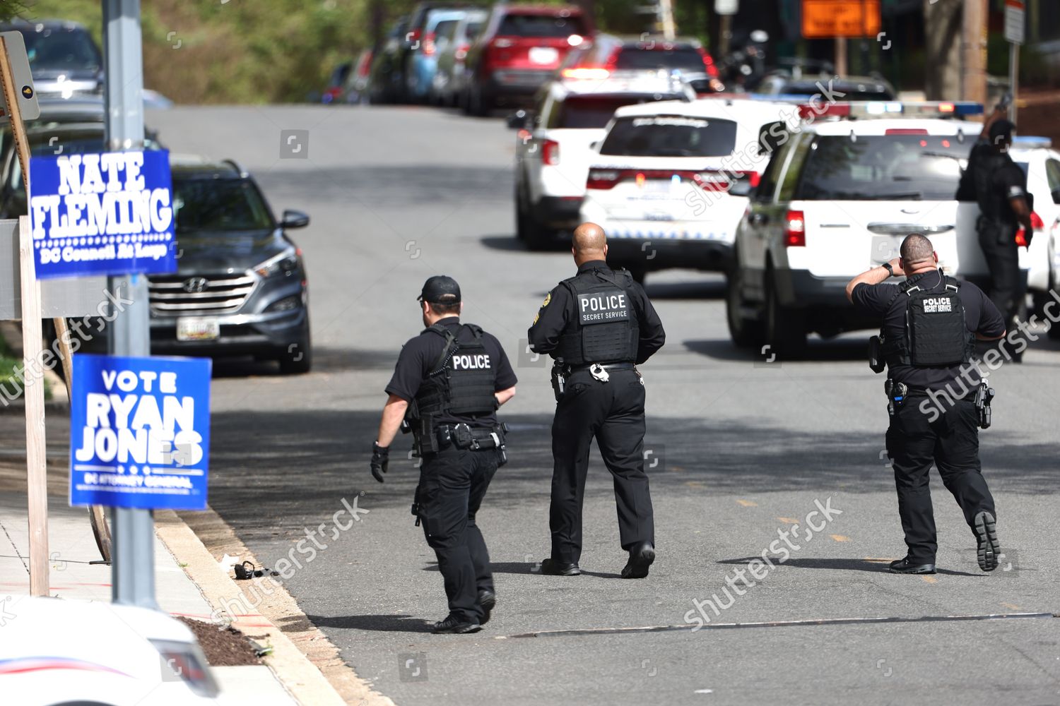 Washington Dc Metropolitan Police Us Secret Editorial Stock Photo 