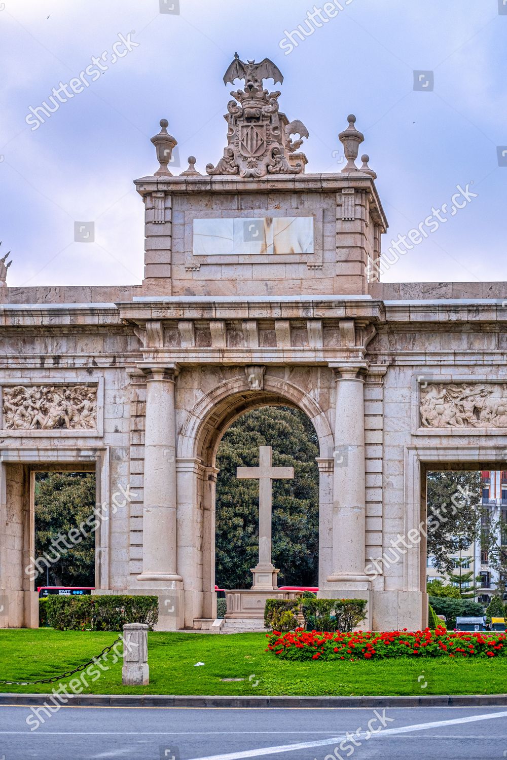 Puerta De La Mar Architectural Detail Editorial Stock Photo Stock