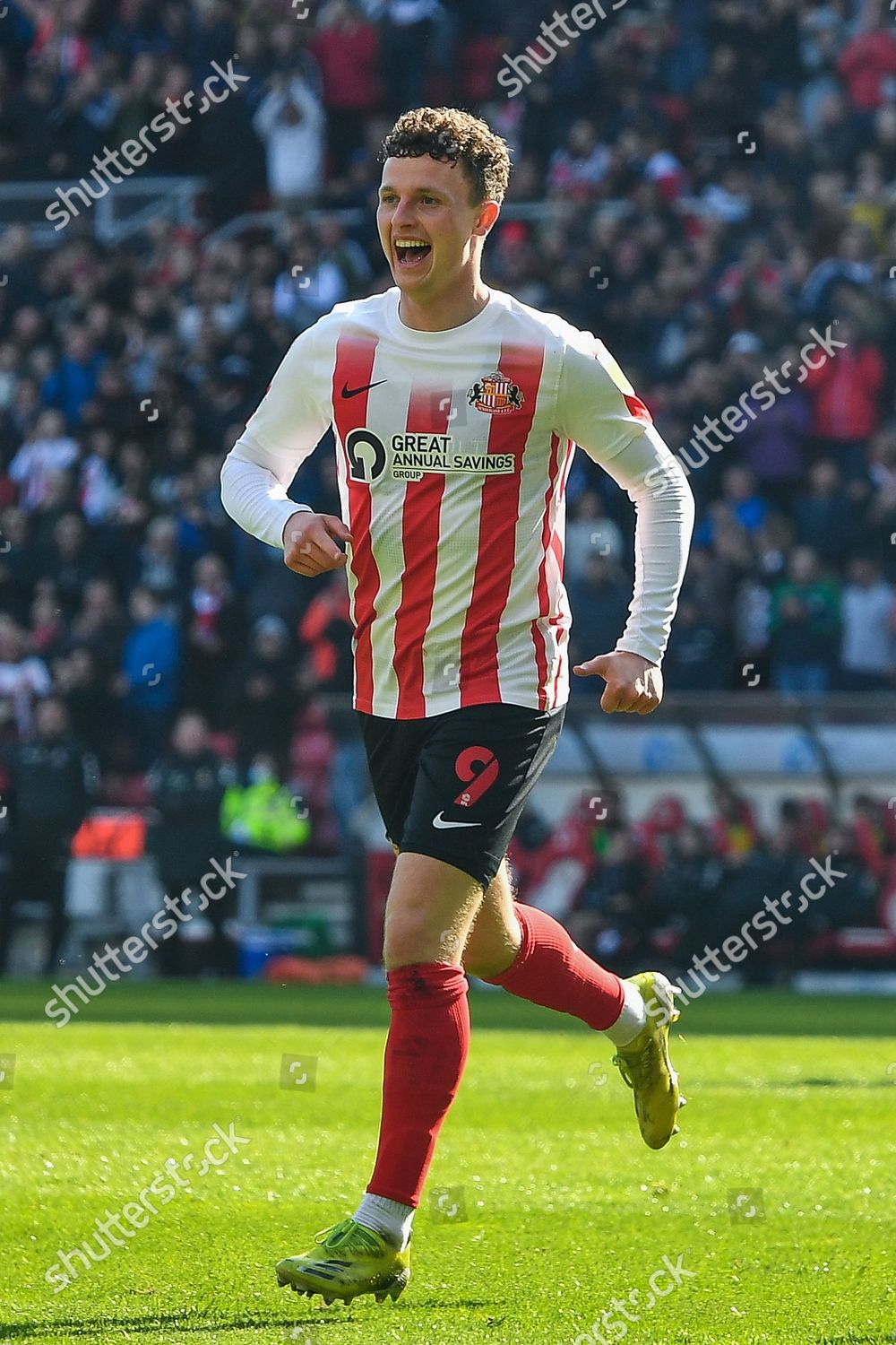 Goal 51 Sunderland Afcs Nathan Broadhead Editorial Stock Photo Stock Image Shutterstock