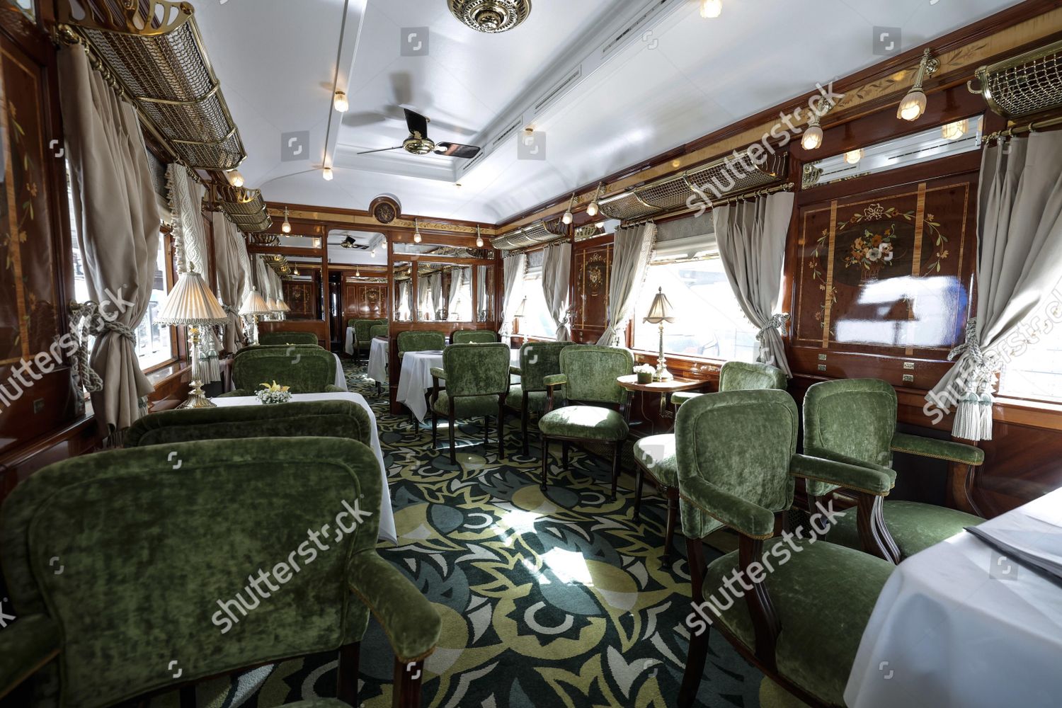 Interior Venice Simplon Orient Express Vsoe Editorial Stock Photo - Stock  Image