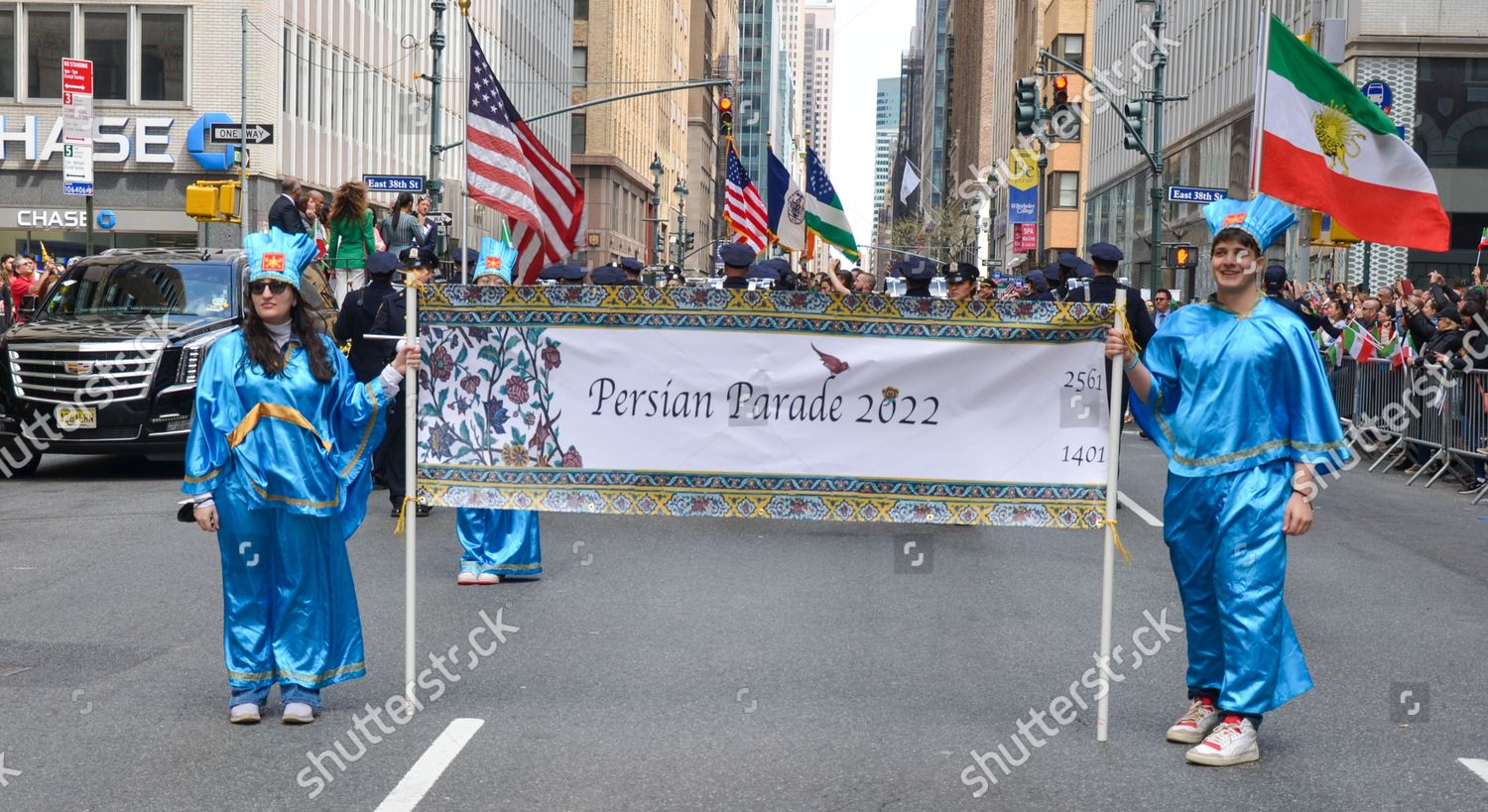 Annual Persian Day Parade Banner On Editorial Stock Photo Stock Image